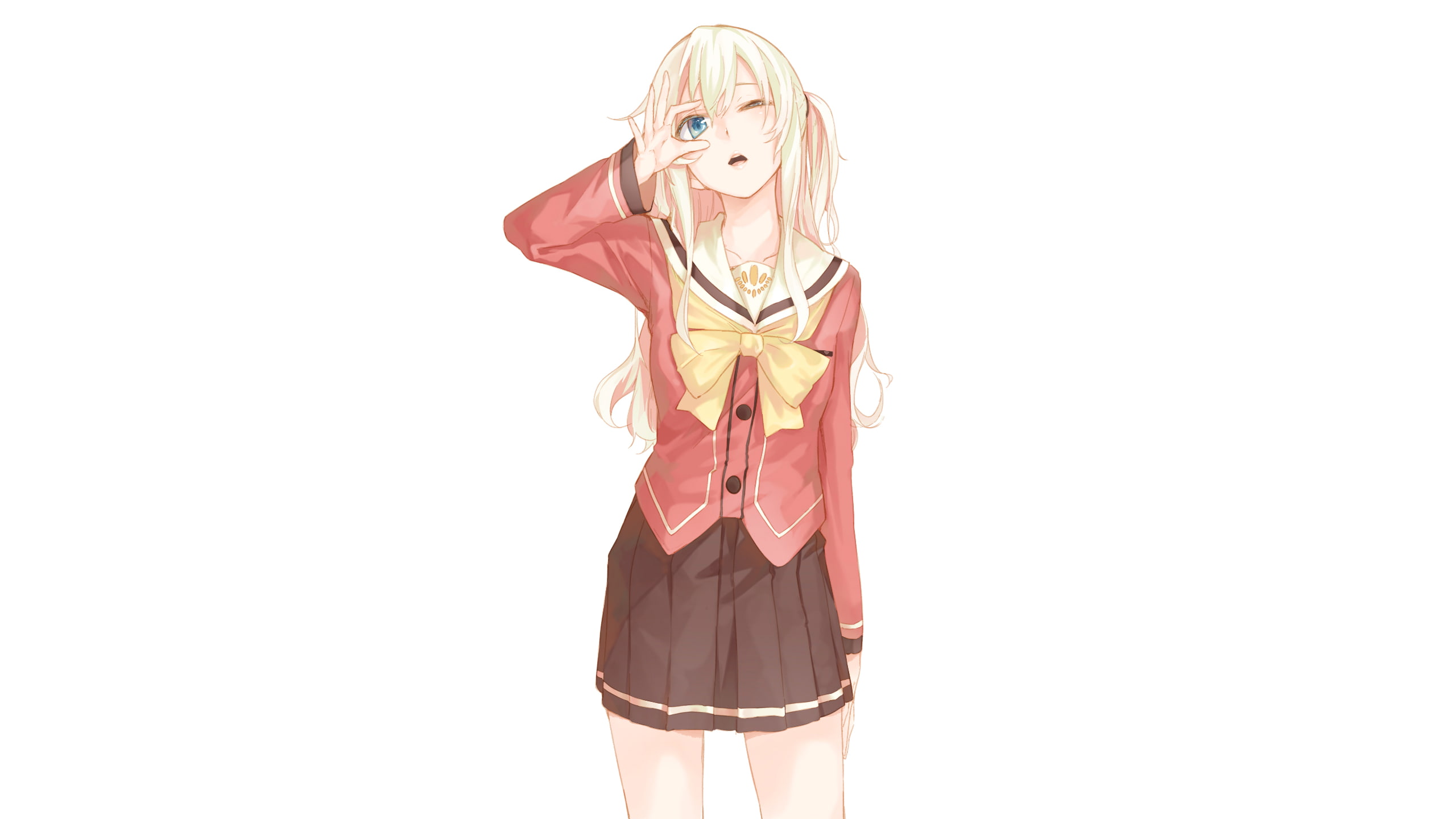 anime girls, Tomori Nao, Charlotte (anime), 2K, HD Wallpaper