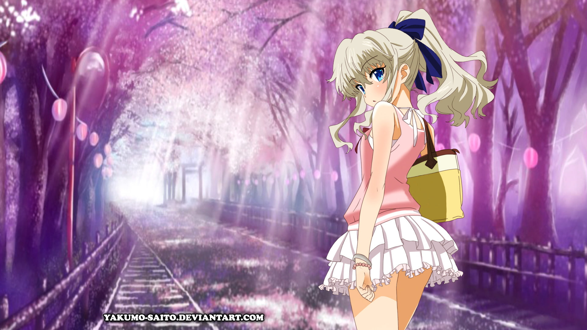 Nao Tomori, 1080P, Charlotte, Anime, HD Wallpaper