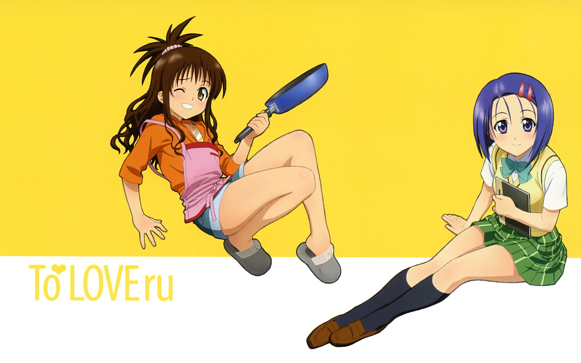Anime, 1080P, Mikan Yuuki, To Love-Ru, Haruna Sairenji, HD Wallpaper