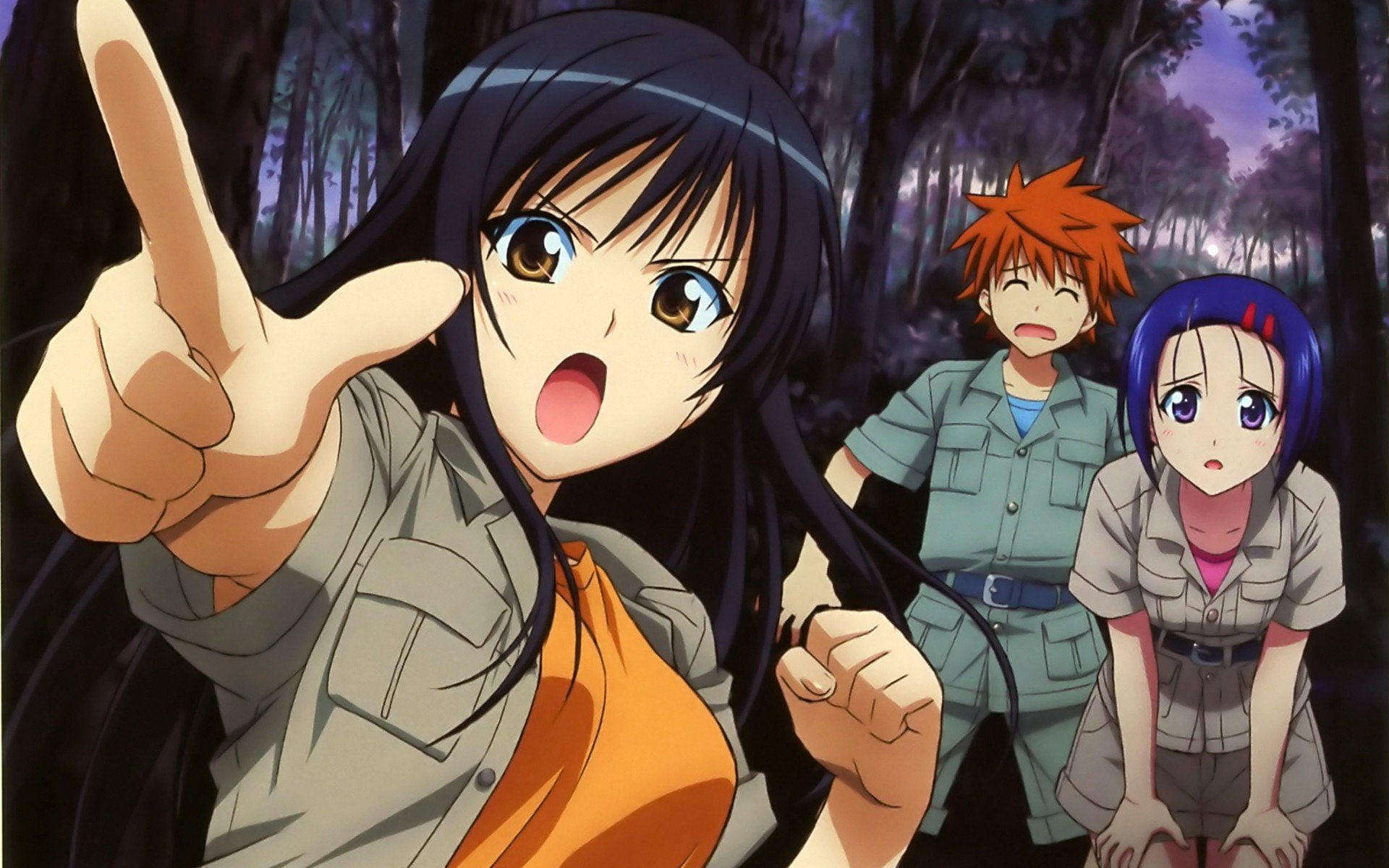 To Love, 1080P, anime, Yuuki Rito, Sairenji Haruna, ru, Kotegawa Yui, HD Wallpaper