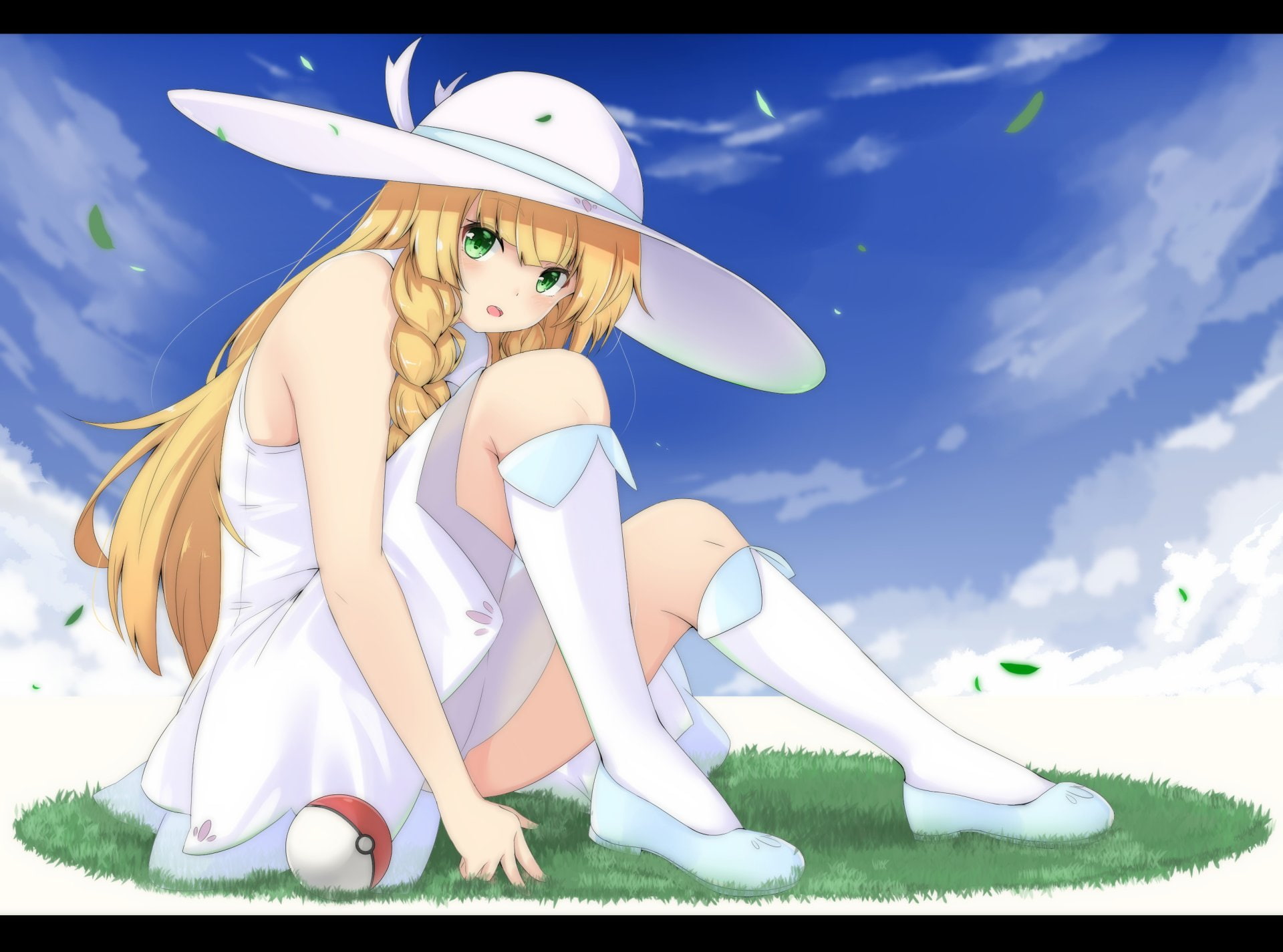 Pokémon, Lillie (Pokemon), 1080P, Pokémon: Sun and Moon, HD Wallpaper