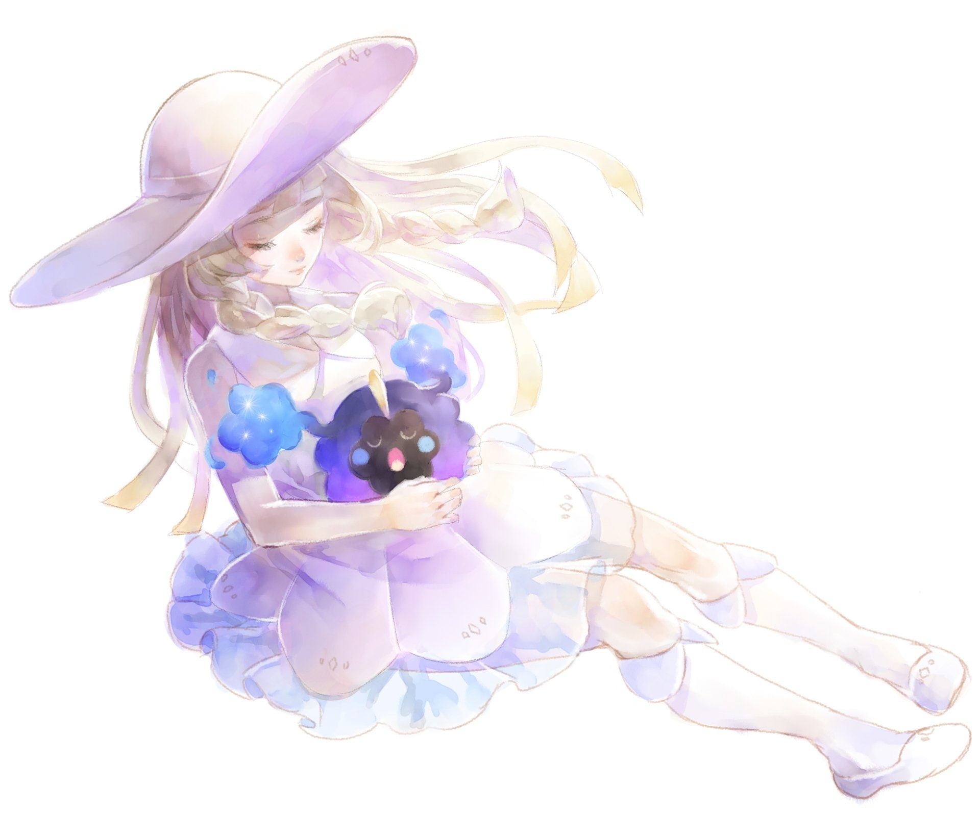 Lillie (Pokemon), Pokémon: Sun and Moon, 1080P, Pokémon, HD Wallpaper