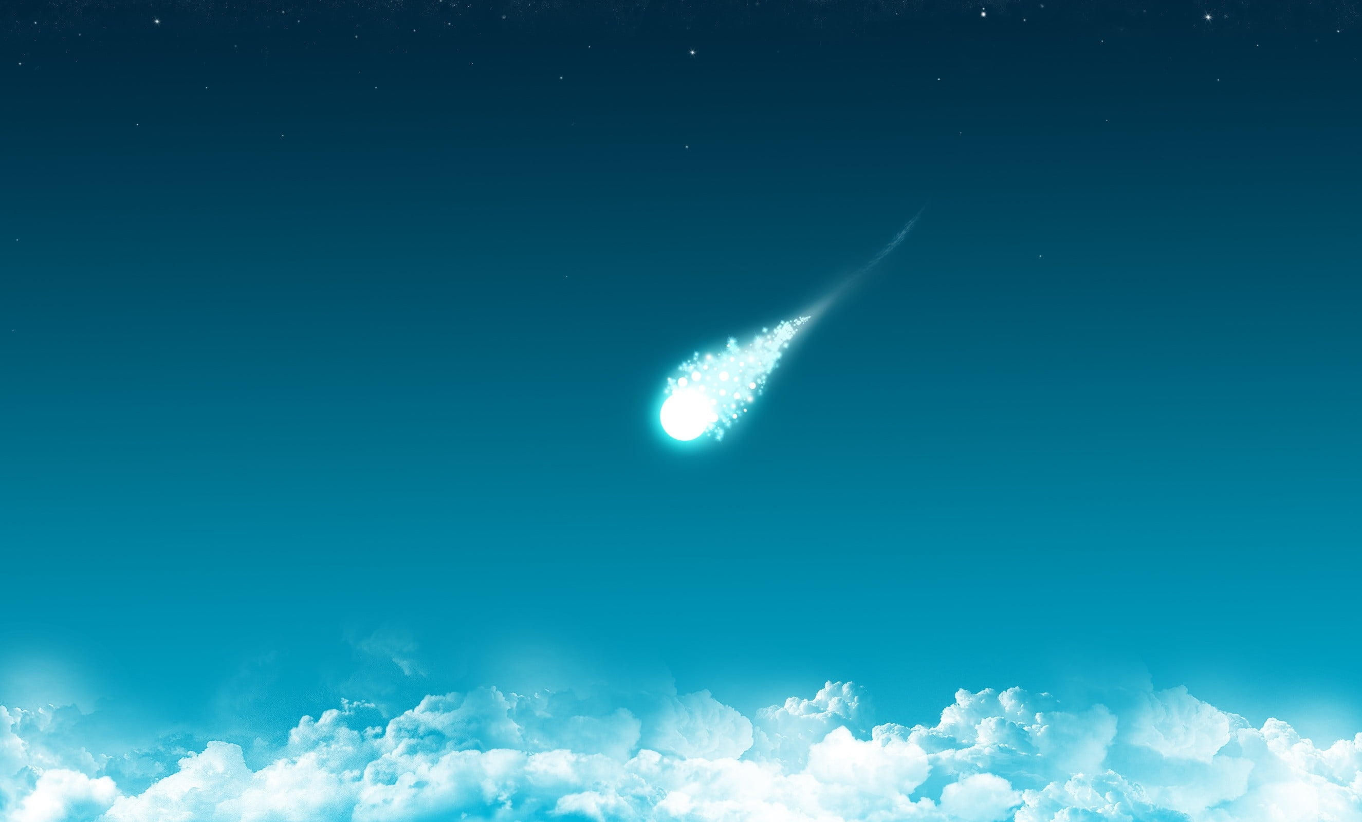 constellation, backgrounds, outdoors, galaxy, light - Natural Phenomenon, air, tranquility, glowing, night, blue, motion, abstract, sunlight, shiny, comet, HD Wallpaper