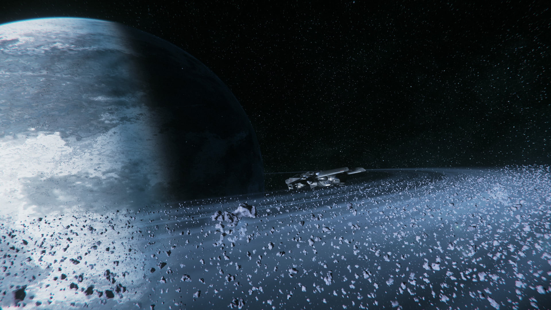 Robert Space Industries, video game art, video games, star field, space, 1080P, meteorite, stars, Star Citizen, HD Wallpaper