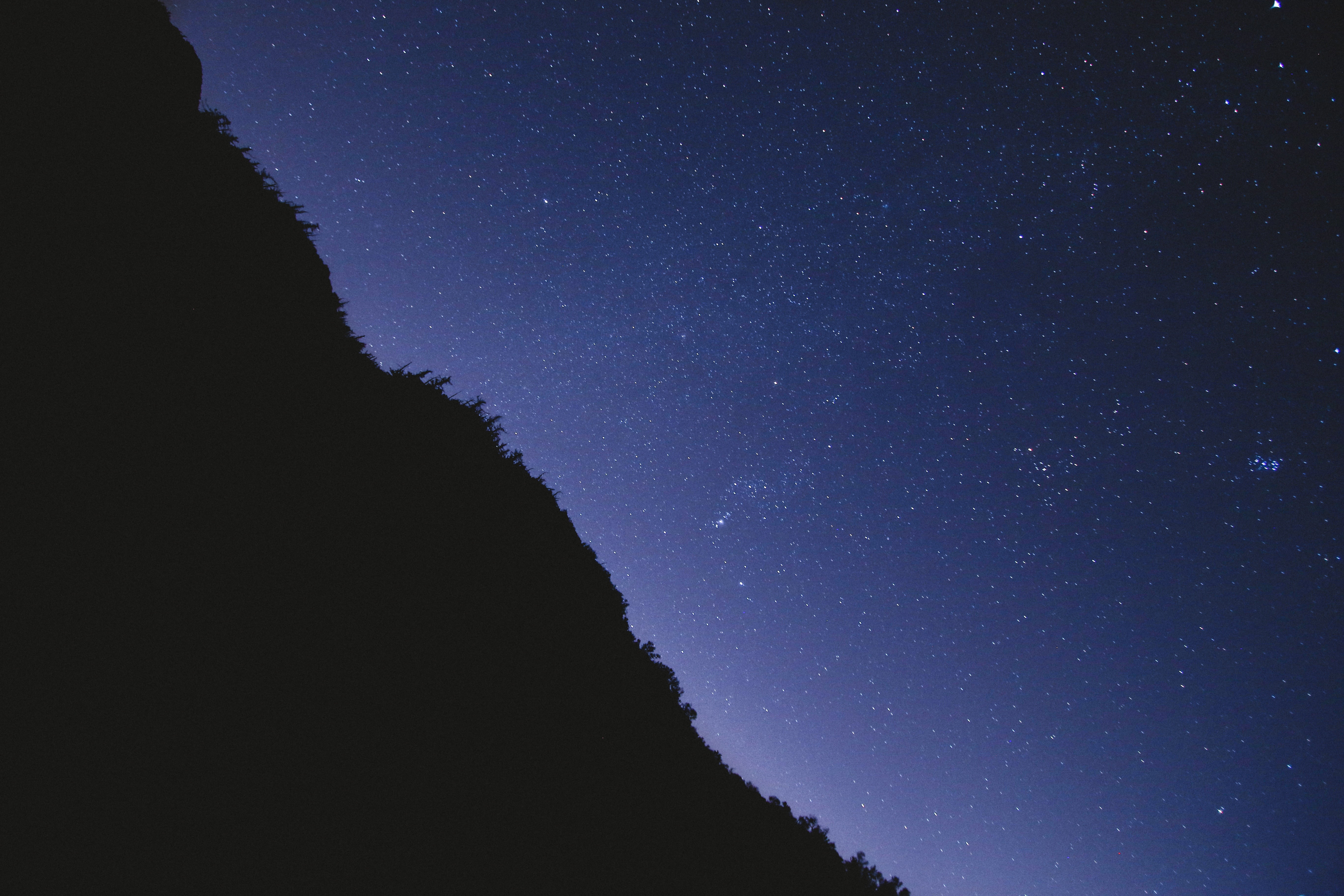 scenics, 5K, nighttime, infinity, stars, trek, outdoors, low angle view, long exposure, landscape, constellation, stargazing, adventure, idyllic, scenics - nature, HD Wallpaper