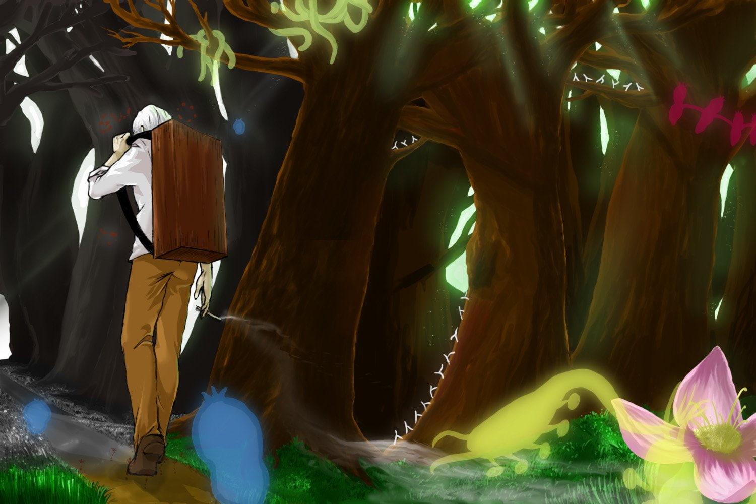 720P, Anime, Mushishi, Ginko (Mushishi), HD Wallpaper