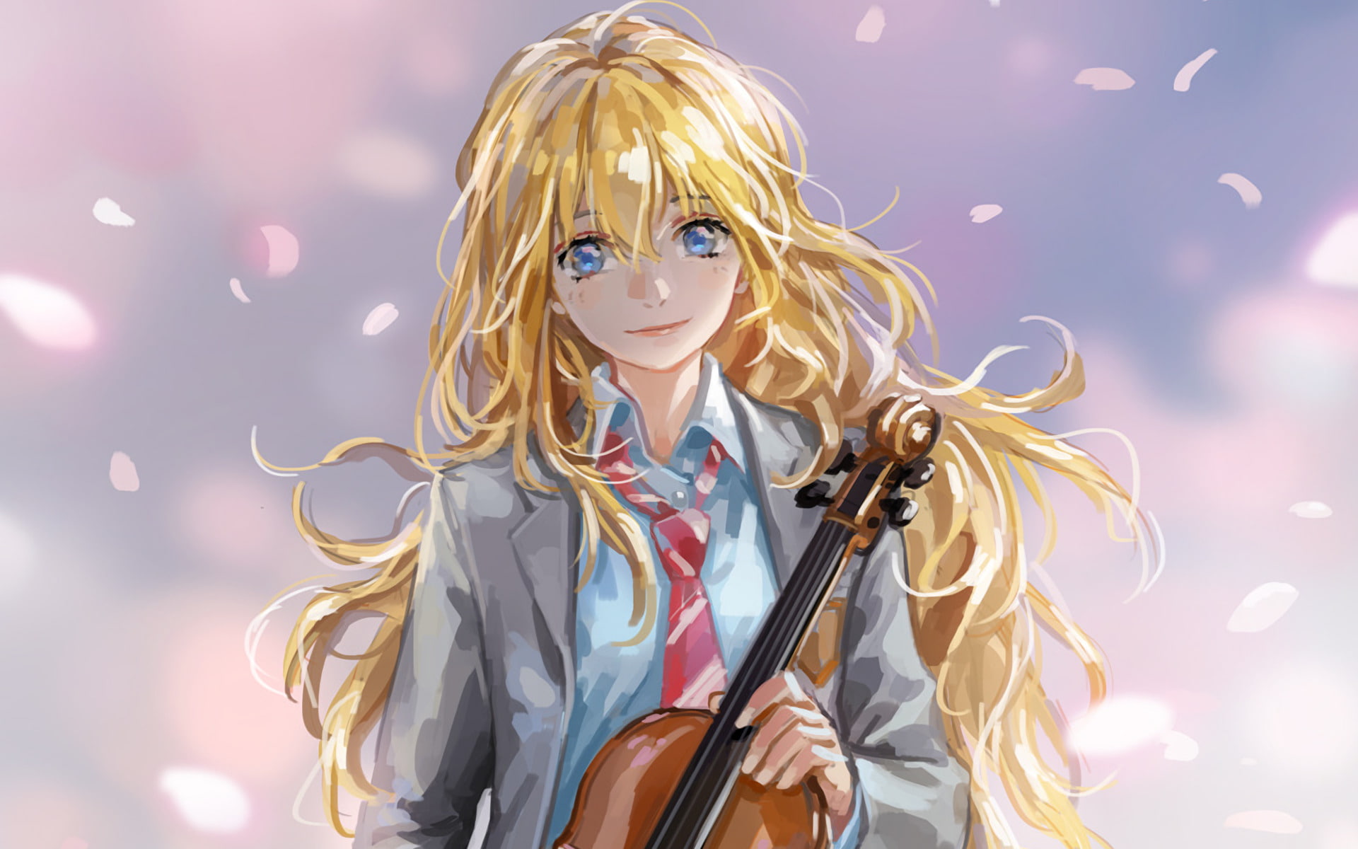 Your Lie in April, 1080P, Anime, Kaori Miyazono, HD Wallpaper