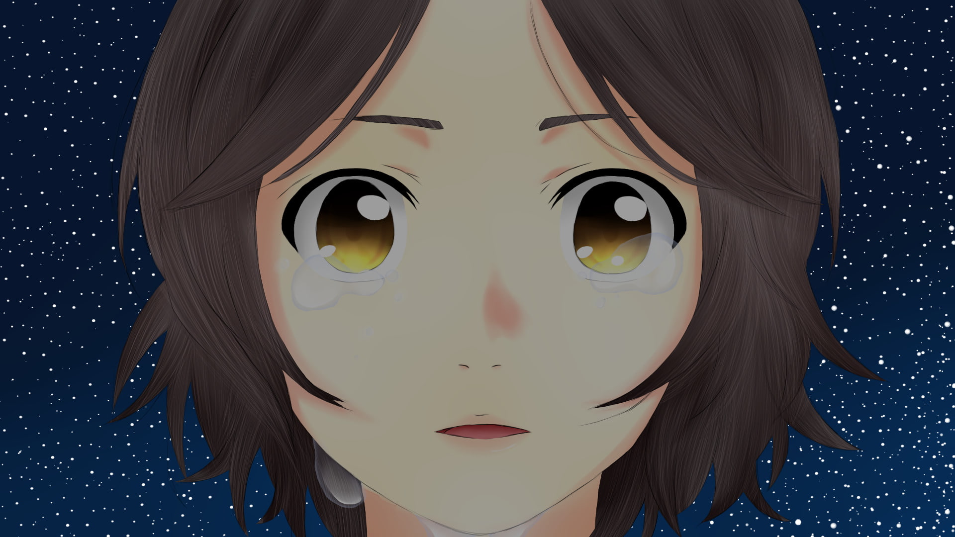 1080P, Your Lie in April, Tsubaki Sawabe, Anime, HD Wallpaper