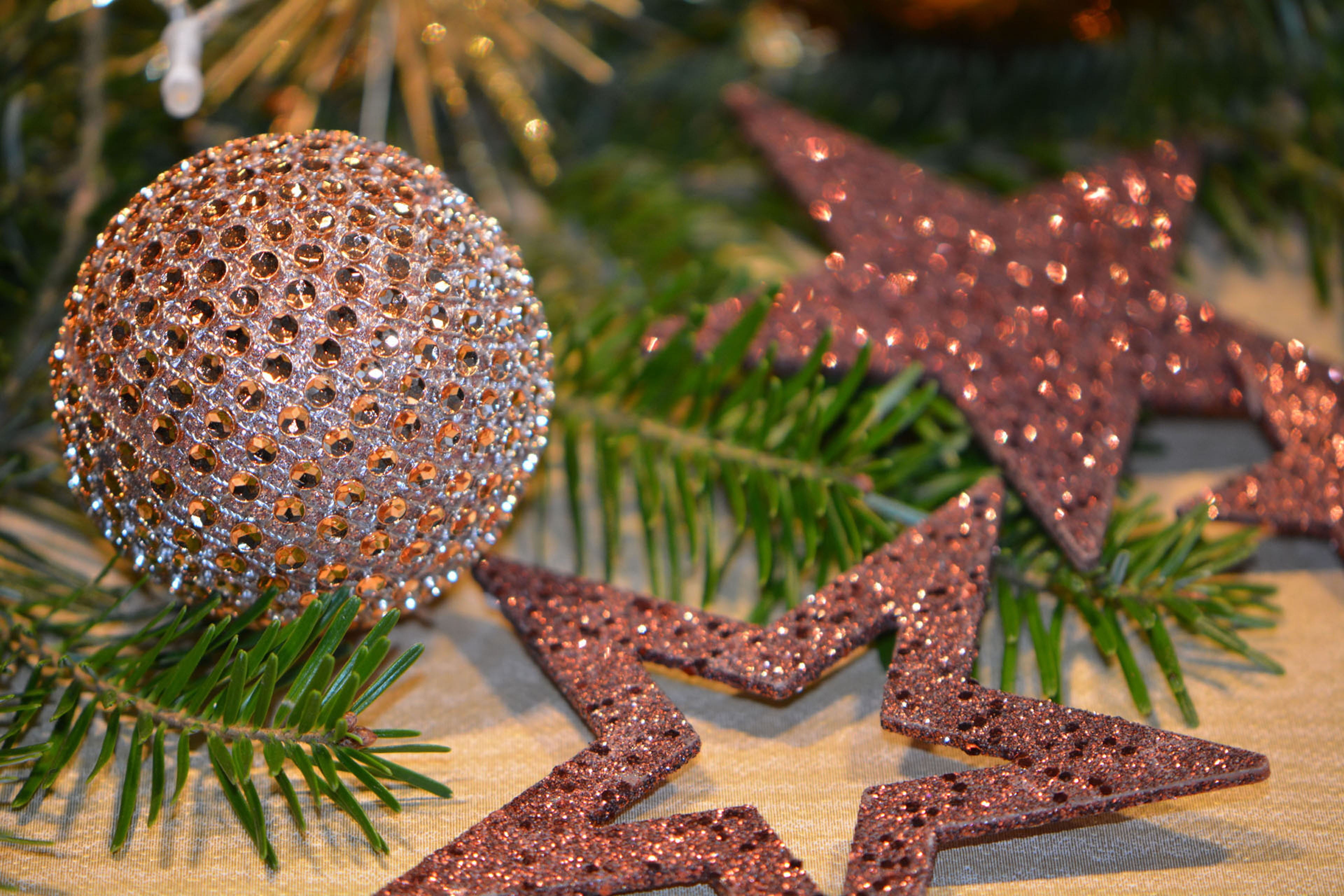 shape, christmas time, growth, holly, focus on foreground, christmas decoration, christmas motif, happy fixed, no people, tree, christmas greeting, balls, HD Wallpaper