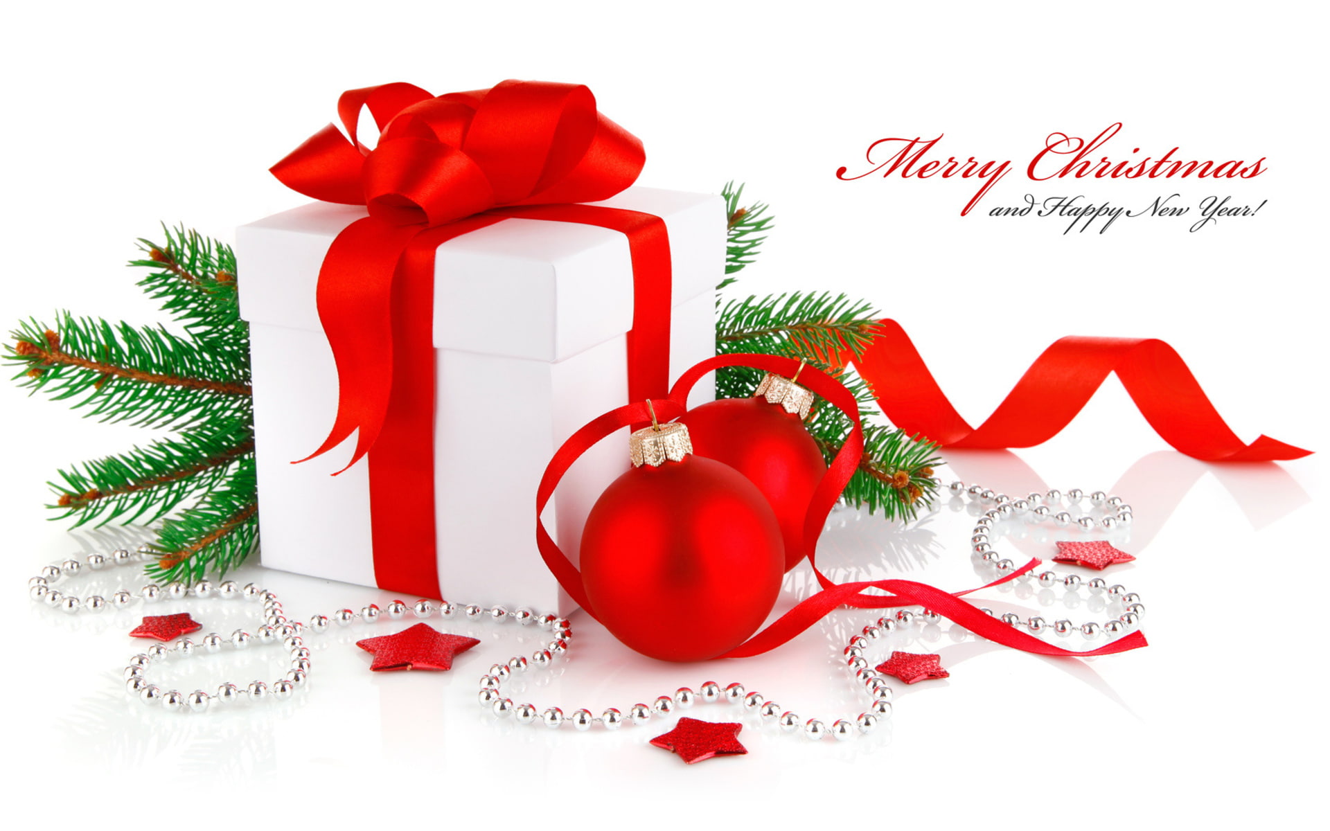 year, 1080P, merry, card, christmas, happy, new, greeting, HD Wallpaper