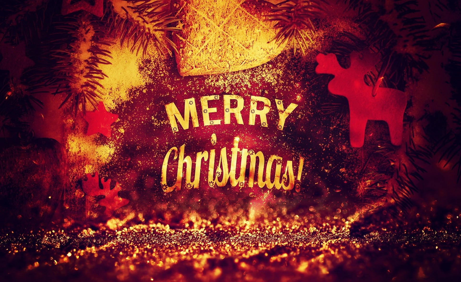 plant, western script, red, night, outdoors, 2014, glowing, merry christmas, Background, close-up, Lights, celebration, backgrounds, pimpyourscreen, information, HD Wallpaper