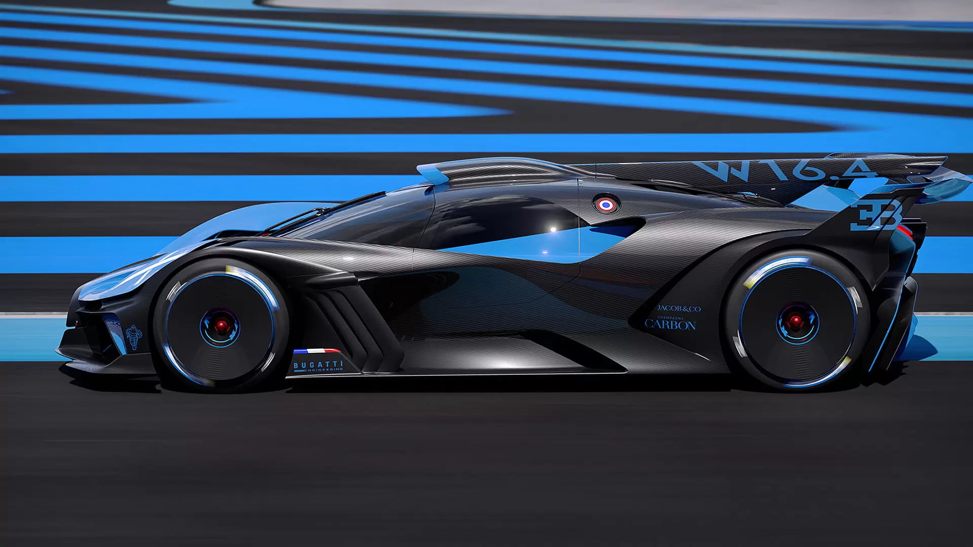 Bugatti Bolide, 1080P, car, race cars, HD Wallpaper