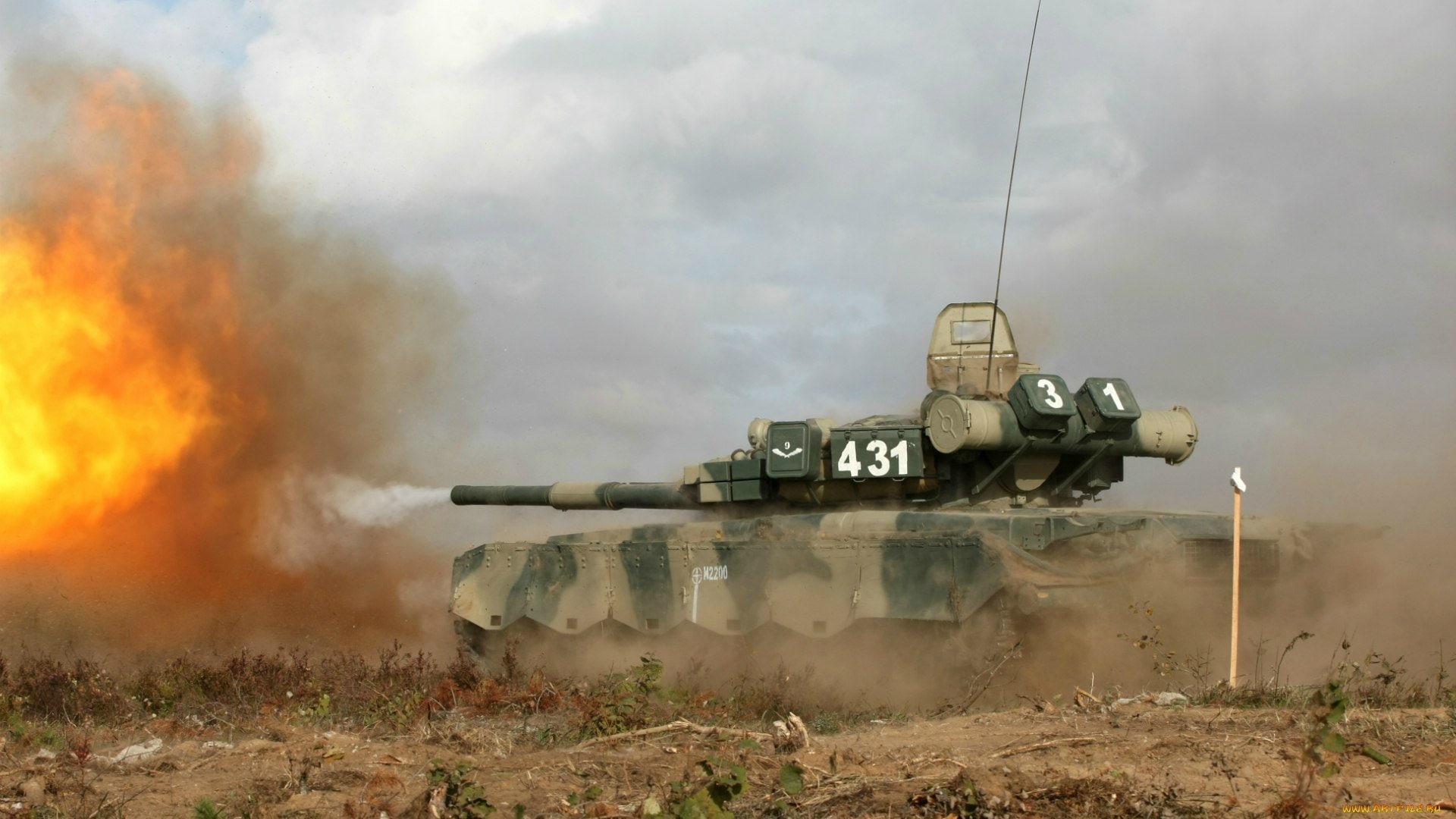 Tanks, 1080P, T-80, HD Wallpaper