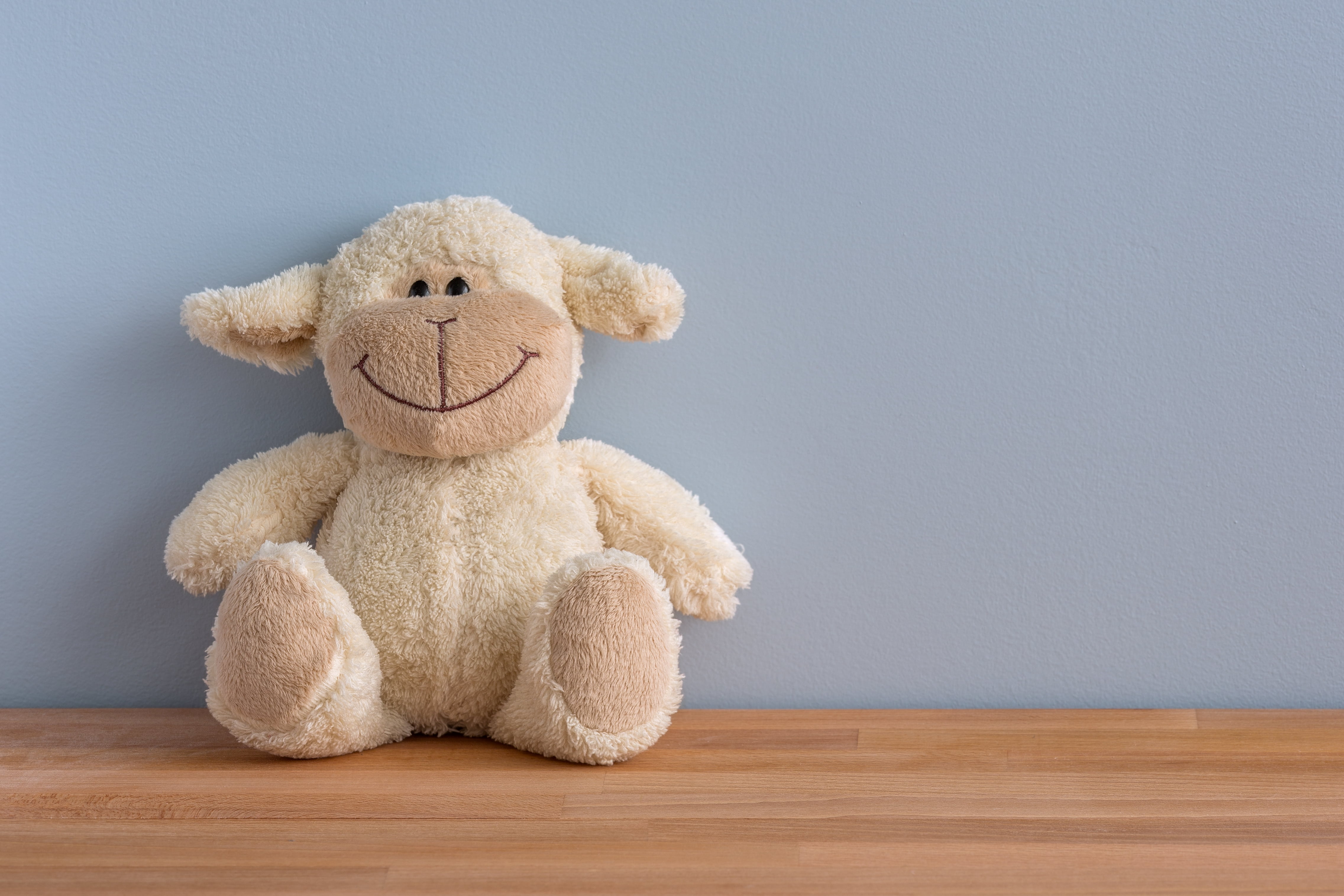 childhood, cuddly toy, cute, hardwood floor, happy, softness, indoors, smiling, smile, people, teddy bear, representation, single object, wood, innocence, HD Wallpaper