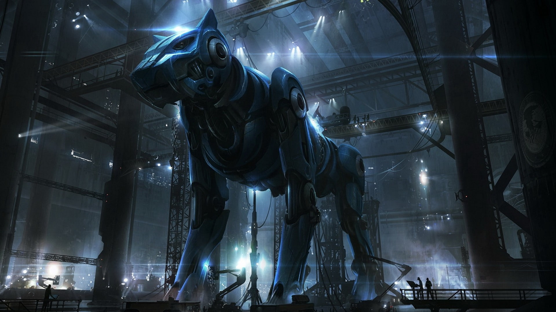 voltron, machinery, x, 1080P, fiction, machine, Robots, hd, science, animals, art, cats, HD Wallpaper