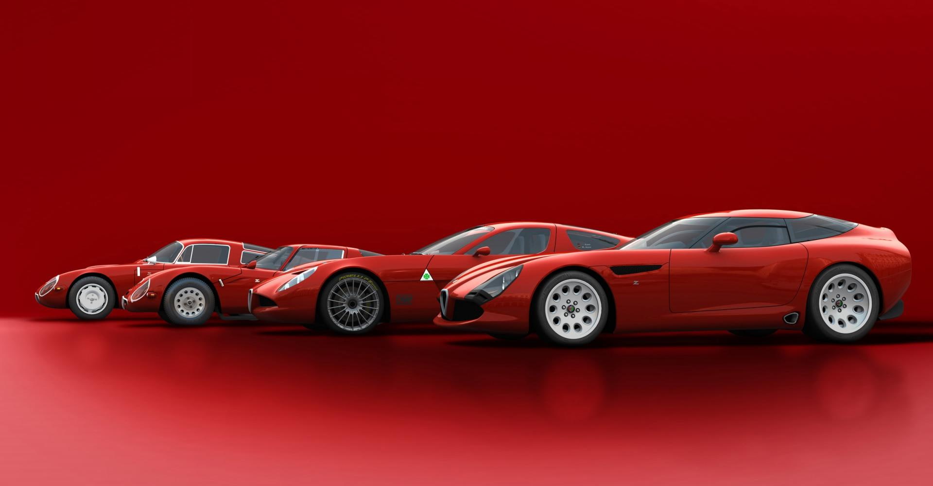 coupe, alfa, stradale, luxury, three dimensional, copy space, land vehicle, speed, indoors, no people, car, romeo, mode of transportation, shiny, transportation, HD Wallpaper