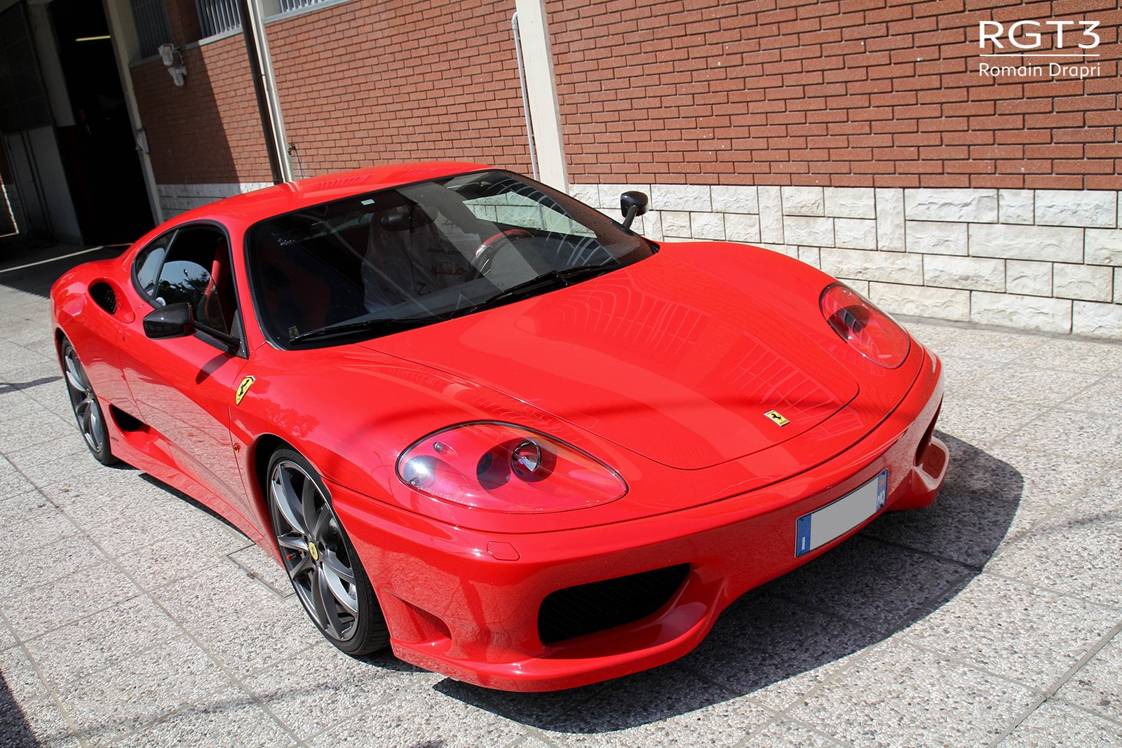 ferrari, red, stradale, 2003, rosso, challenge, 720P, rouge, 360, HD Wallpaper