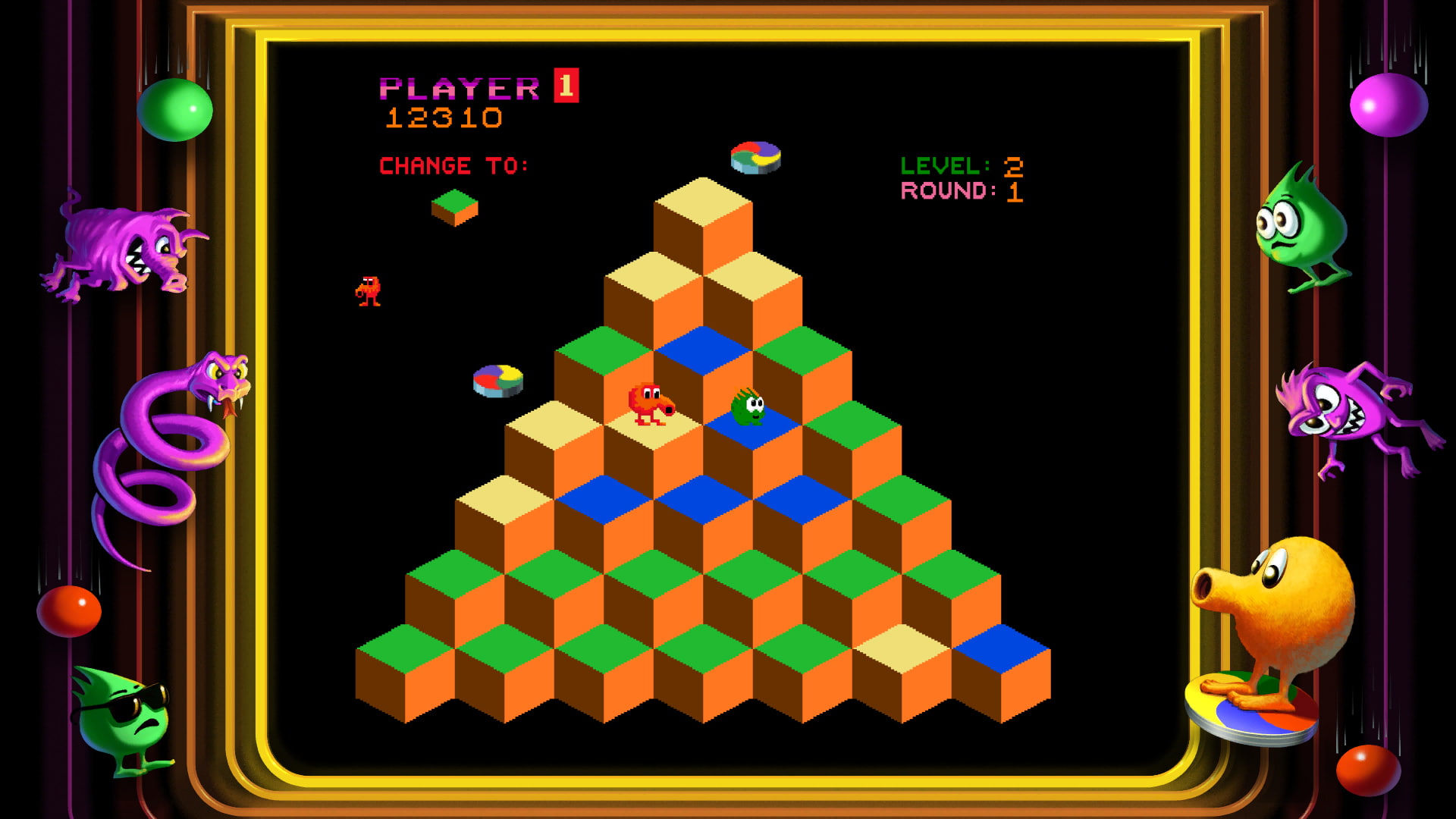 Video Game, Q*bert, 1080P, HD Wallpaper
