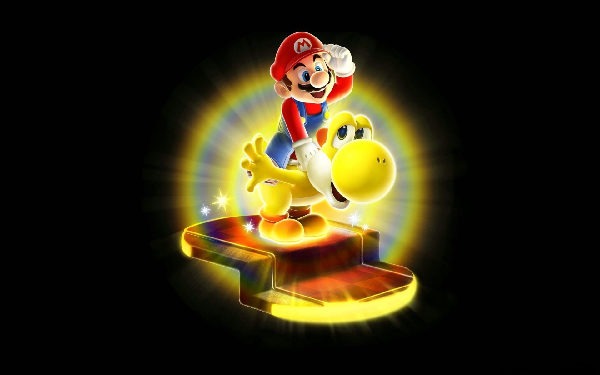 Super Mario Galaxy 2, Yoshi, Mario, Super Mario Galaxy, 1080P, HD Wallpaper