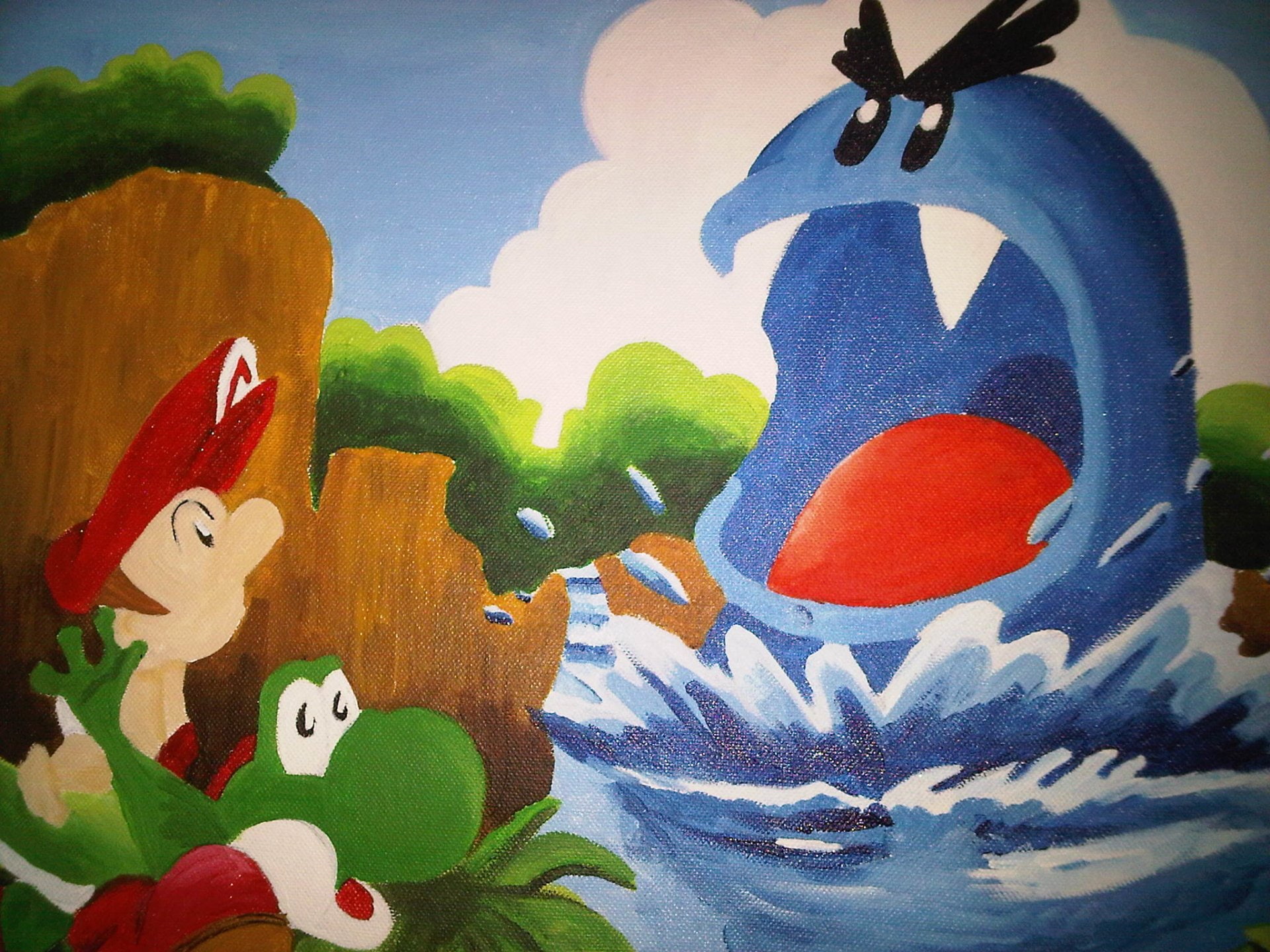 Super Mario World 2: Yoshis Island, 1080P, Mario, HD Wallpaper
