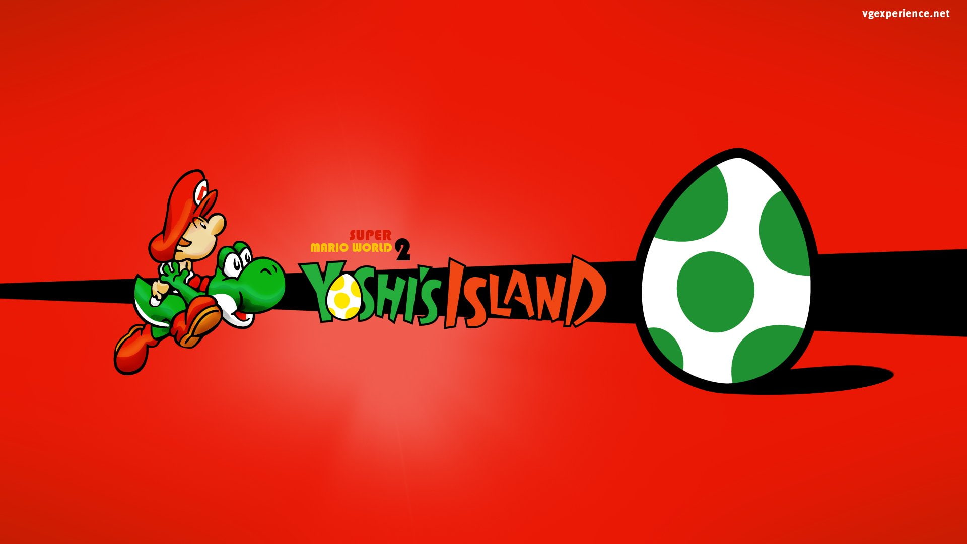 Super Mario World 2: Yoshis Island, Baby Mario, Mario, Yoshi, 1080P, HD Wallpaper