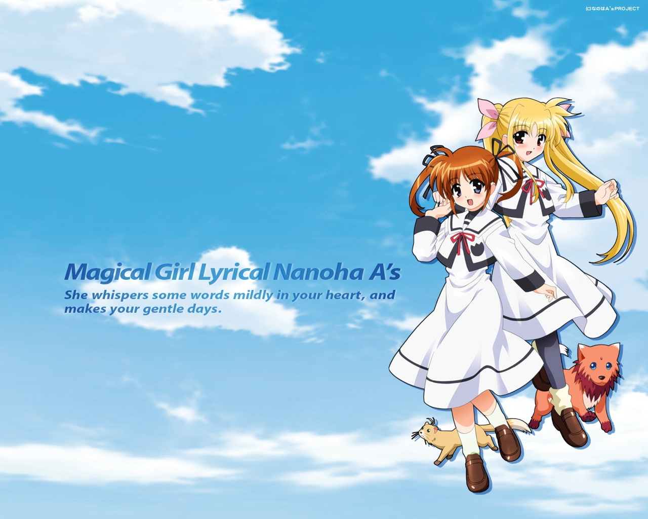 nanoha, fate, lyrical, testarossa, mahou, shoujo, 720P, girls, HD Wallpaper