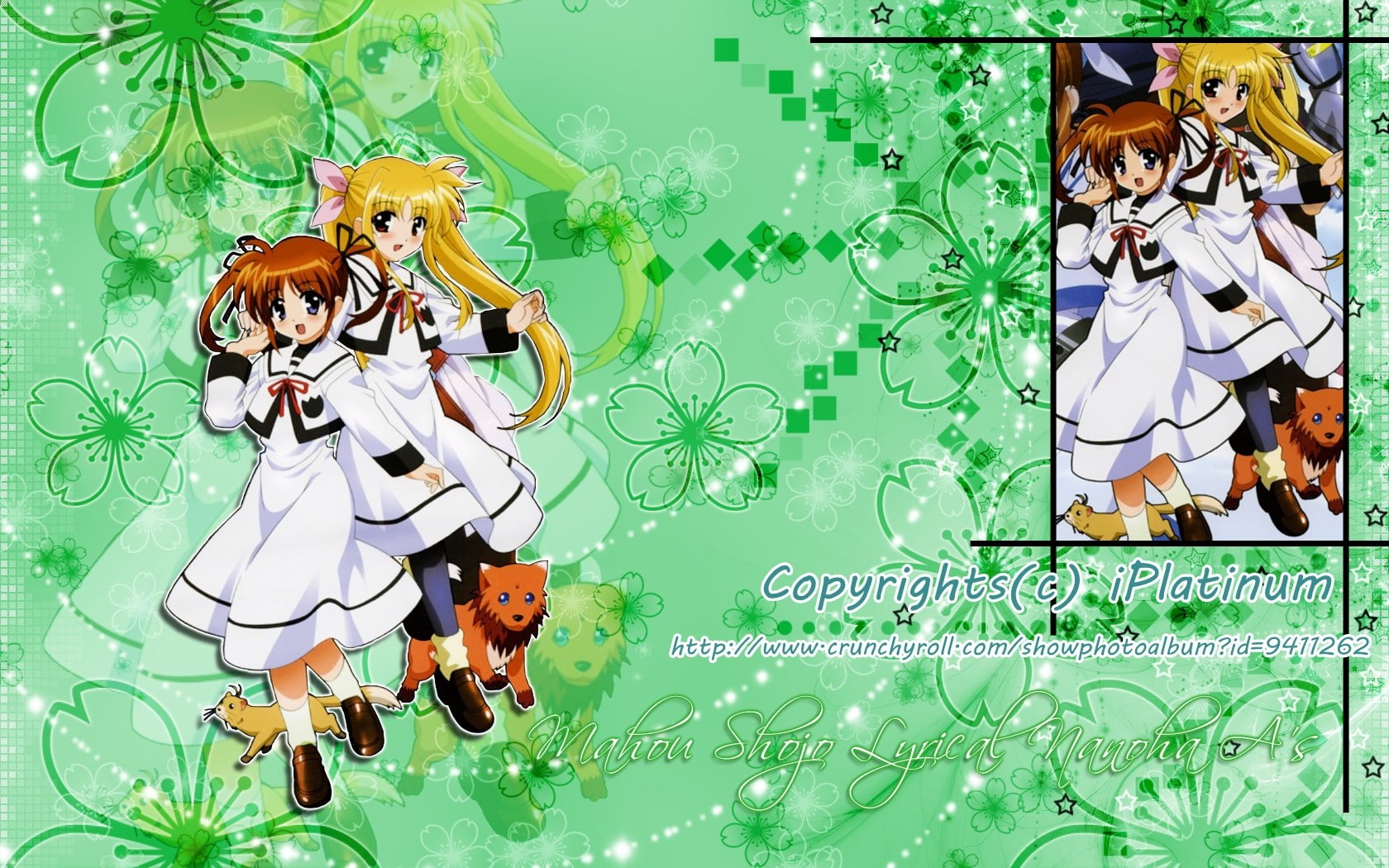 720P, fate, mahou, testarossa, shoujo, takamachi, lyrical, nanoha, HD Wallpaper