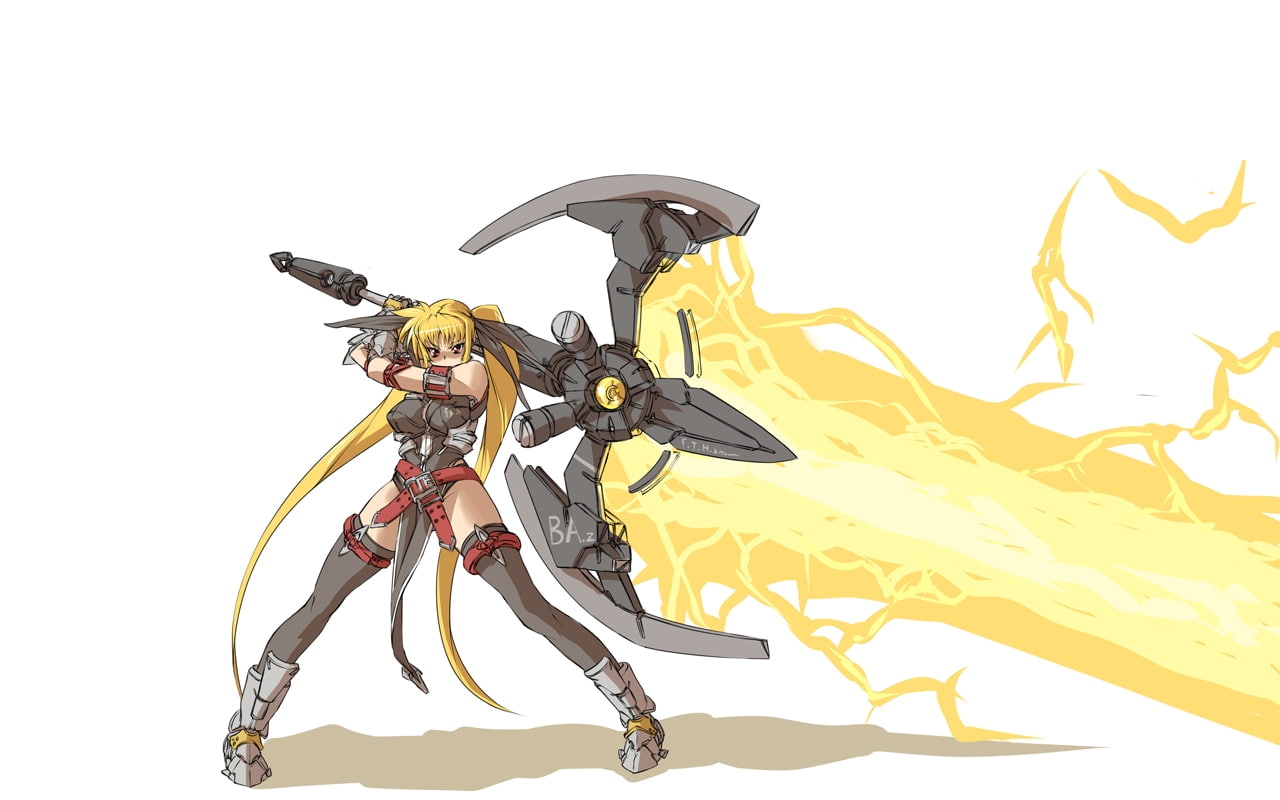 hot, hd, anime, Mahou Shoujo Lyrical Nanoha, 720P, yagami, mahou, lyrical, nanoha, shoujo, art, fate, x, hayate, HD Wallpaper