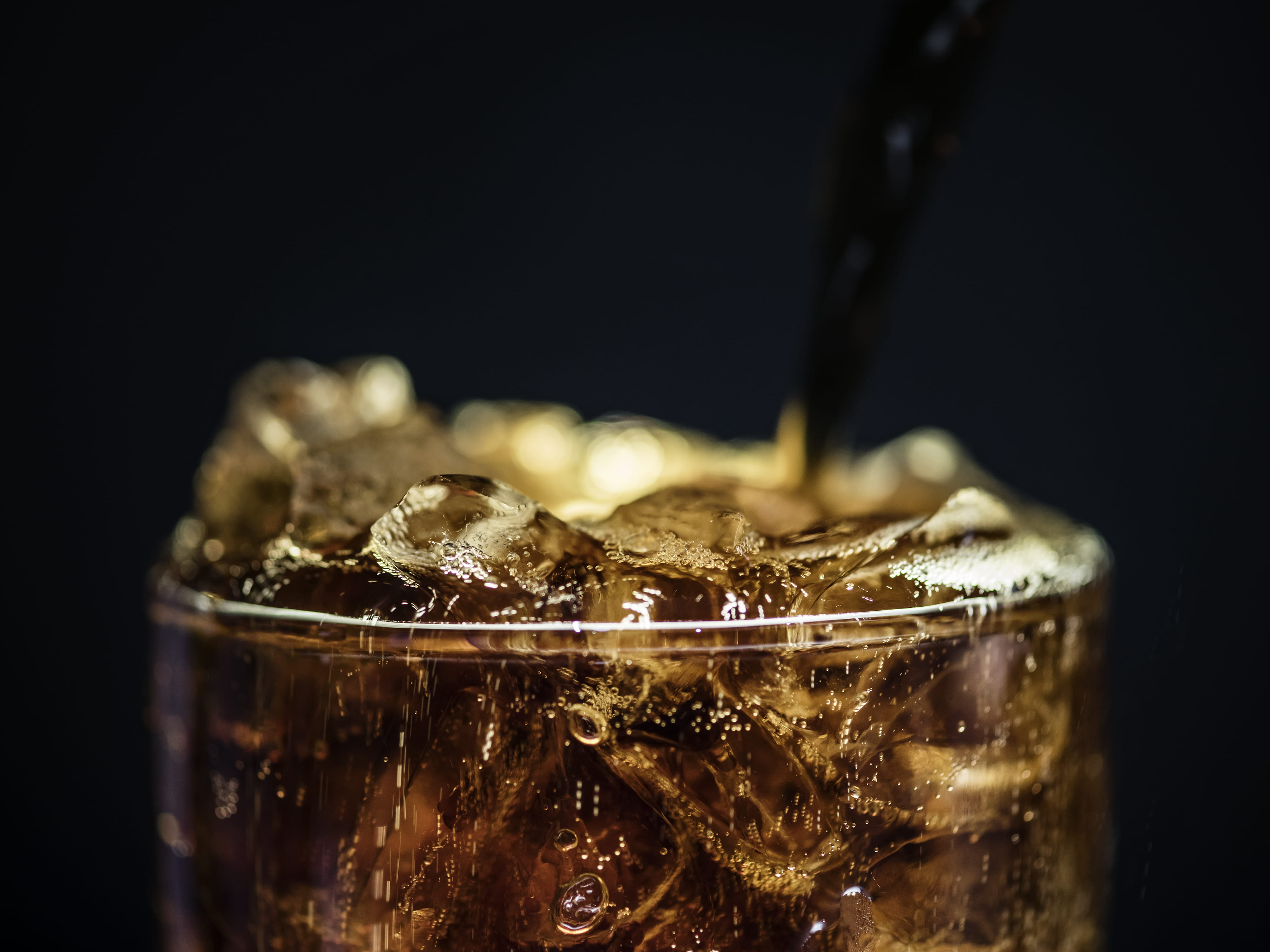flavoring, ice, close-up, cup, selective focus, liquor, cold, beverage, food and drink, refreshing, tasty, single object, carbonated drink, glass, cold temperature, HD Wallpaper