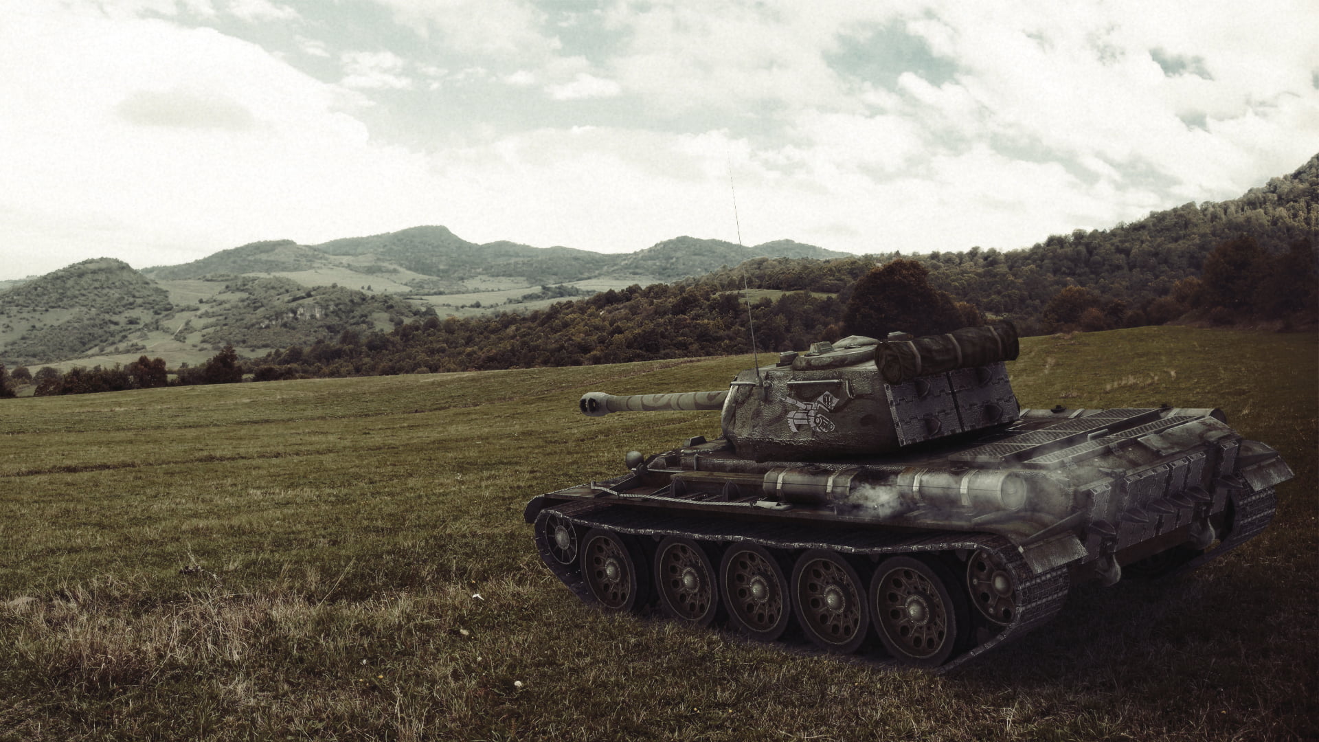mountain, conflict, tranquility, armored Vehicle, World of Tanks, outdoors, infantry, S. T. V. O. L., battle, nature, no people, camouflage, Wargaming.net, HD Wallpaper