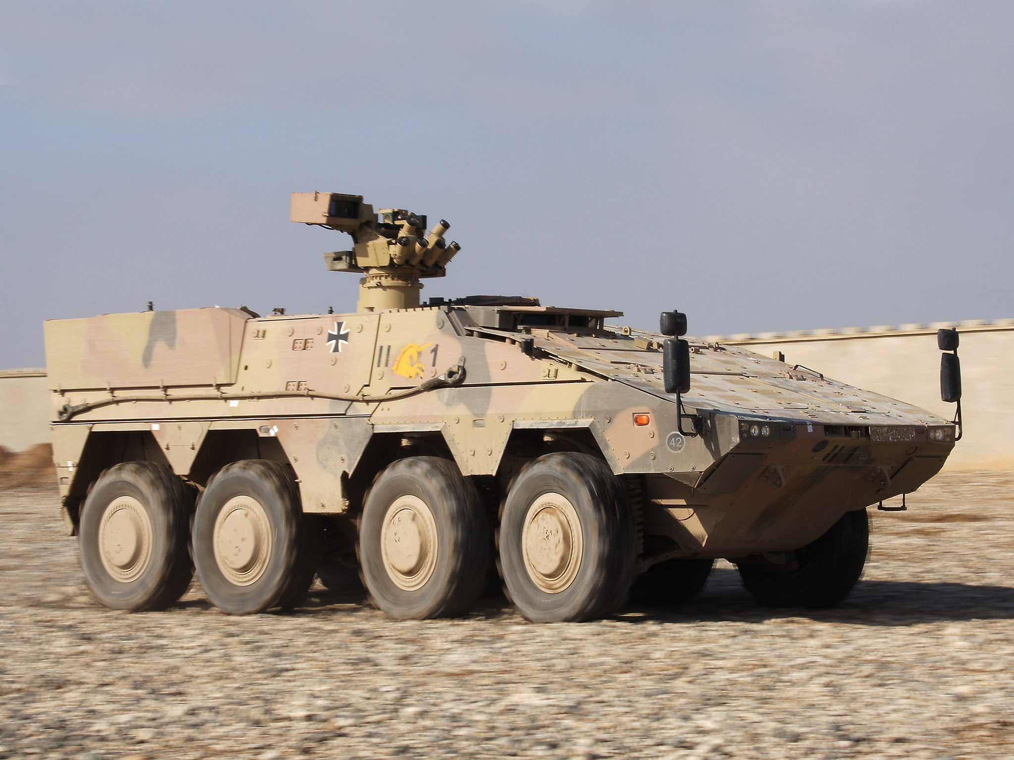 apc, 1080P, military, boxer, kmw, 2010, weapon, 8x8, weapons, HD Wallpaper