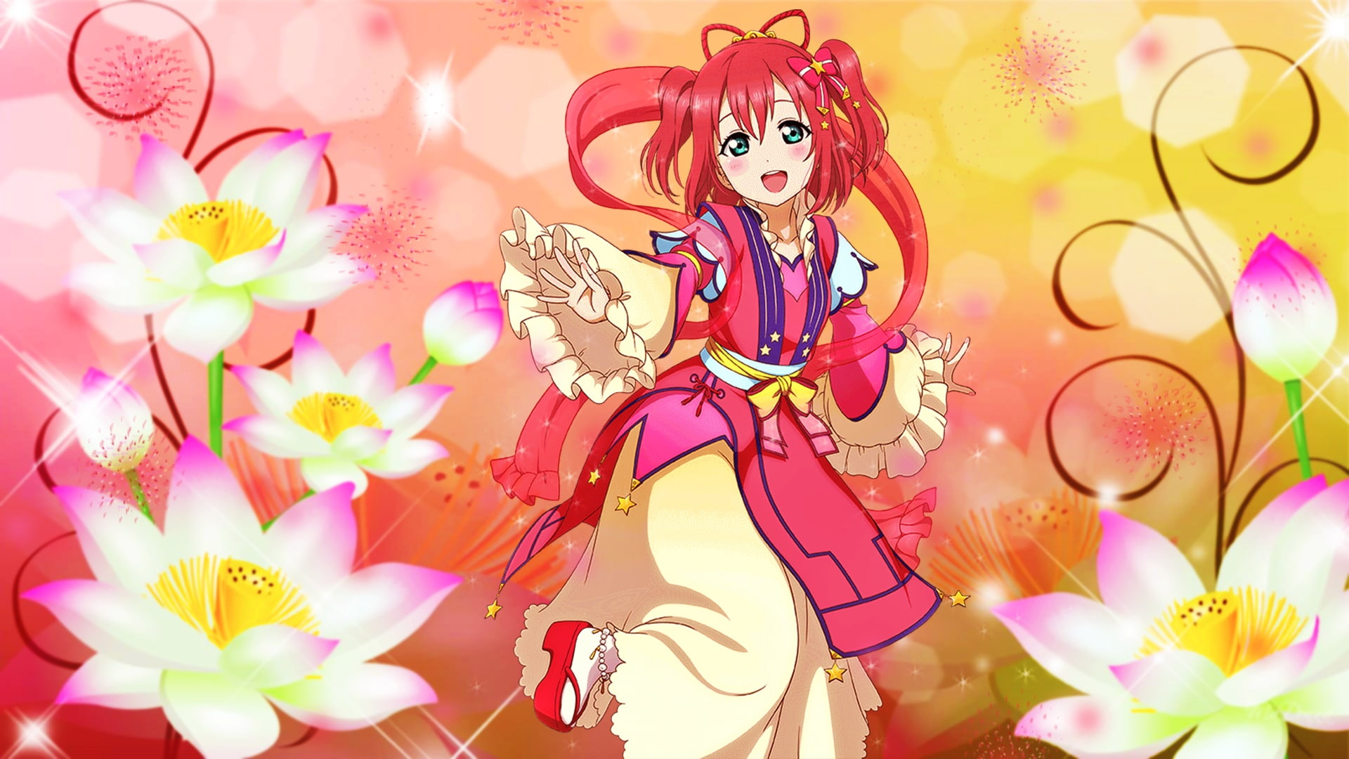 ruby, 1080P, tanabata, live, love, sunshine, aqours, vers, kurosawa, HD Wallpaper