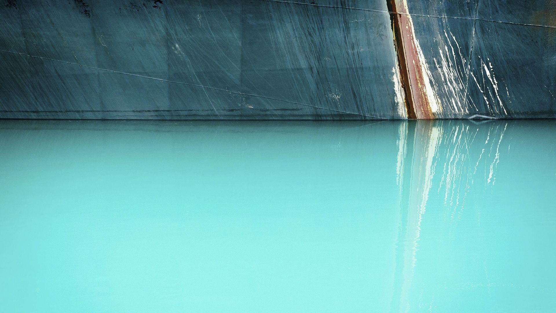 reflection, water, turquoise, 1080P, HD Wallpaper