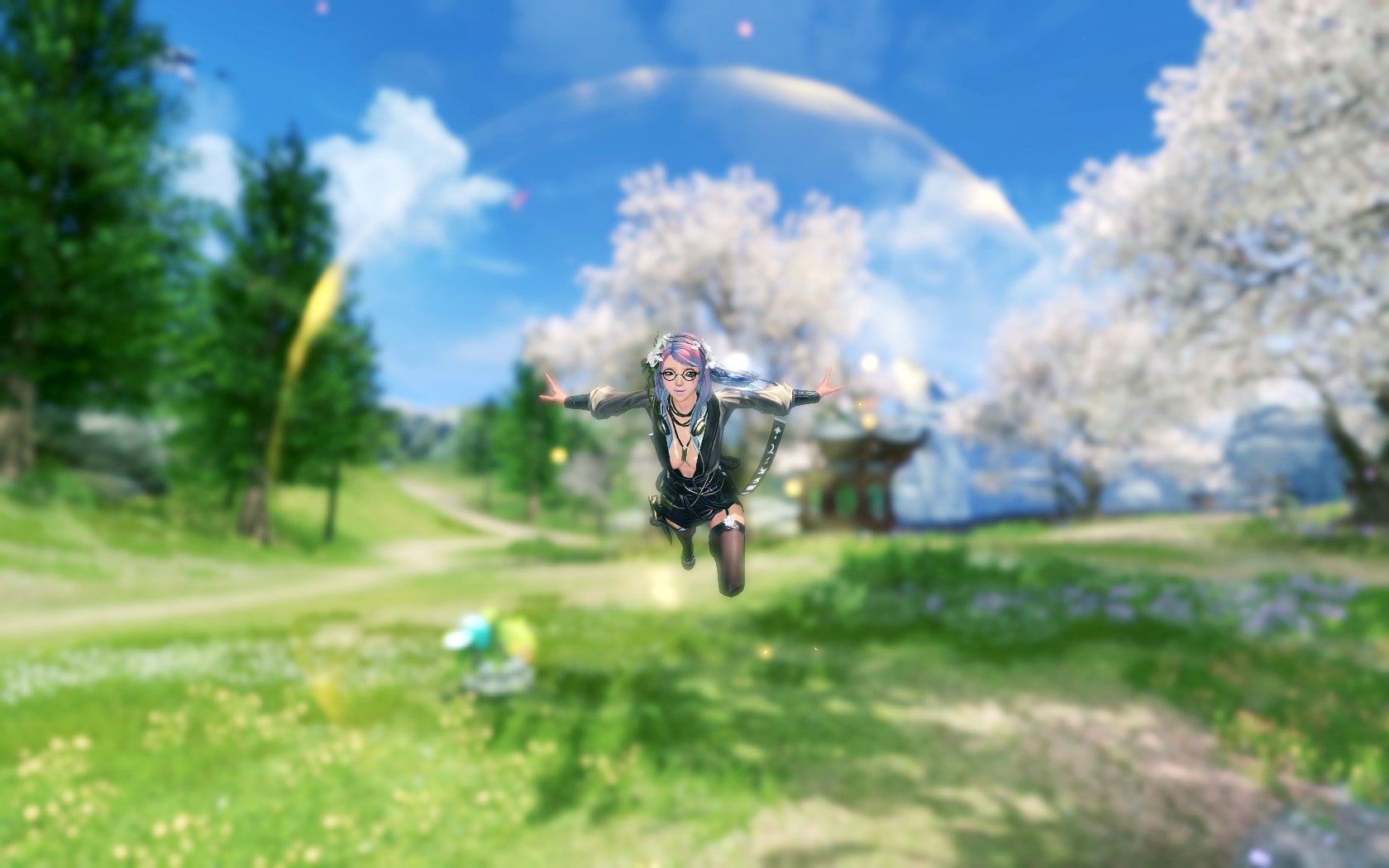 transportation, 720P, video games, flying, one person, motion, day, grass, camera - photographic equipment, mid-air, drone, photography themes, plant, HD Wallpaper