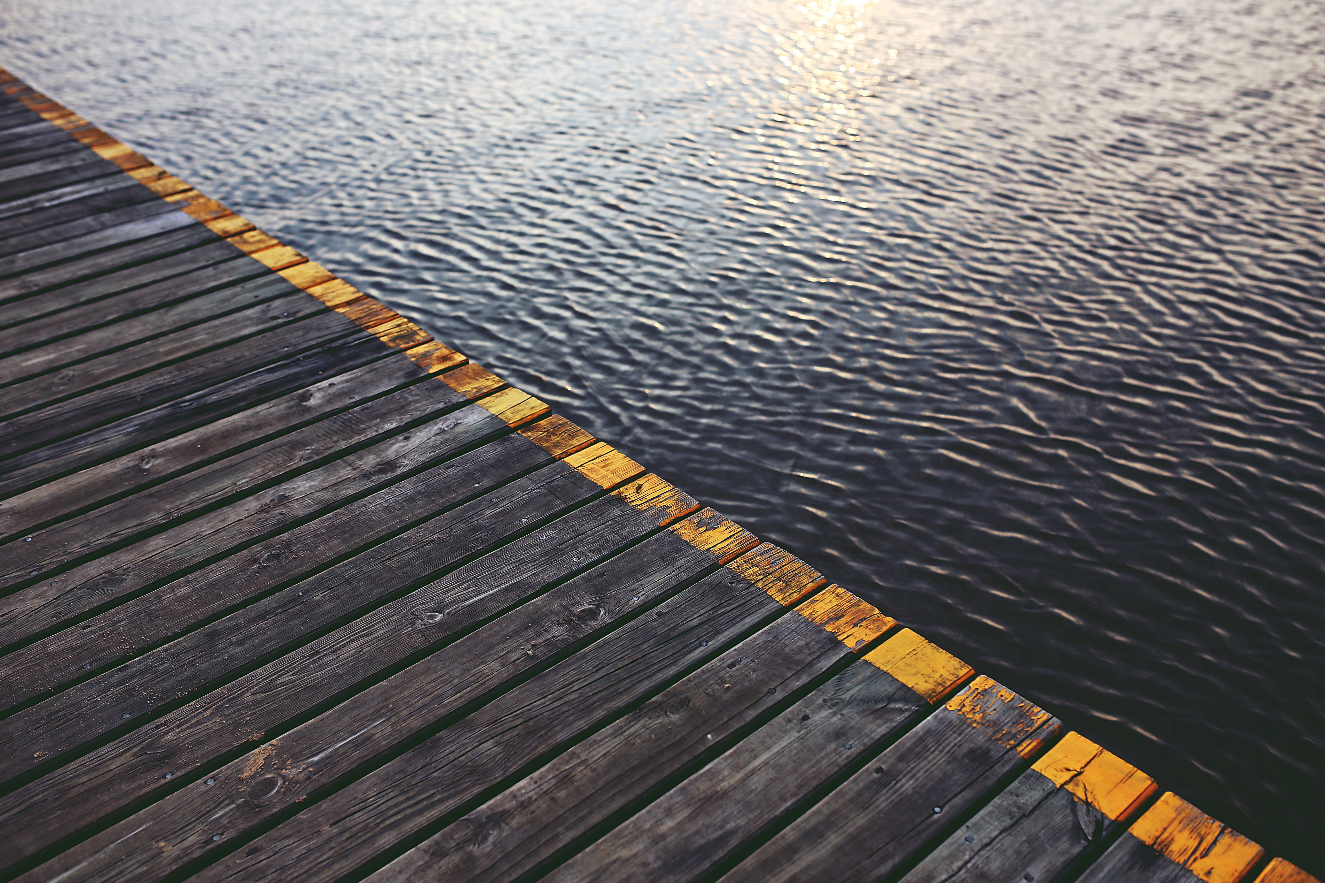 light, lake, boardwalk, textured, water surface, day, nature, water, footpath, travel, waves, daylight, no people, choppy water, sea, color, the way forward, HD Wallpaper