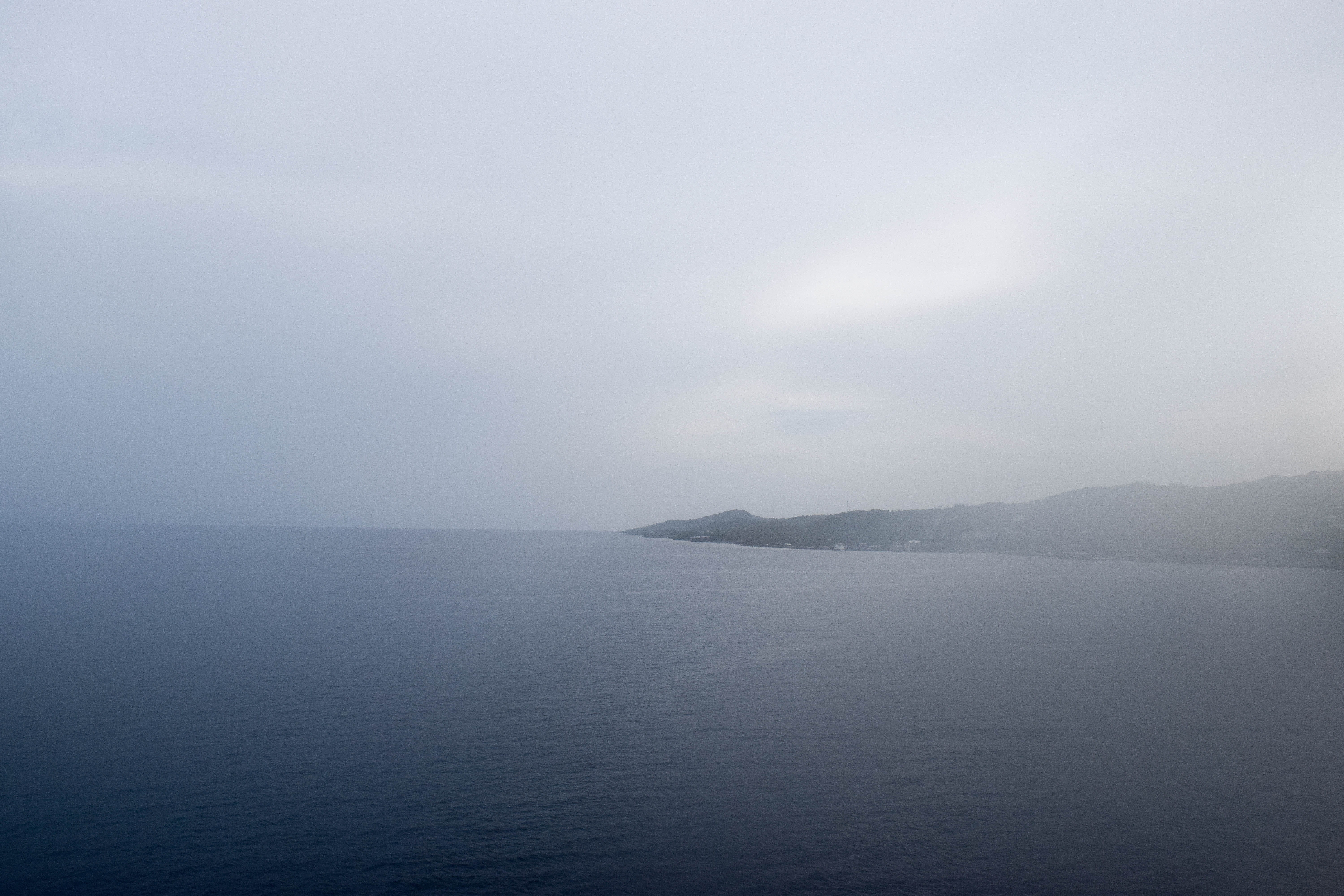 water, sky, travel, trekking, no people, idyllic, tranquil scene, horizon, horizon over water, choppy, waterfront, scenics - nature, ships, fog, seascape, HD Wallpaper