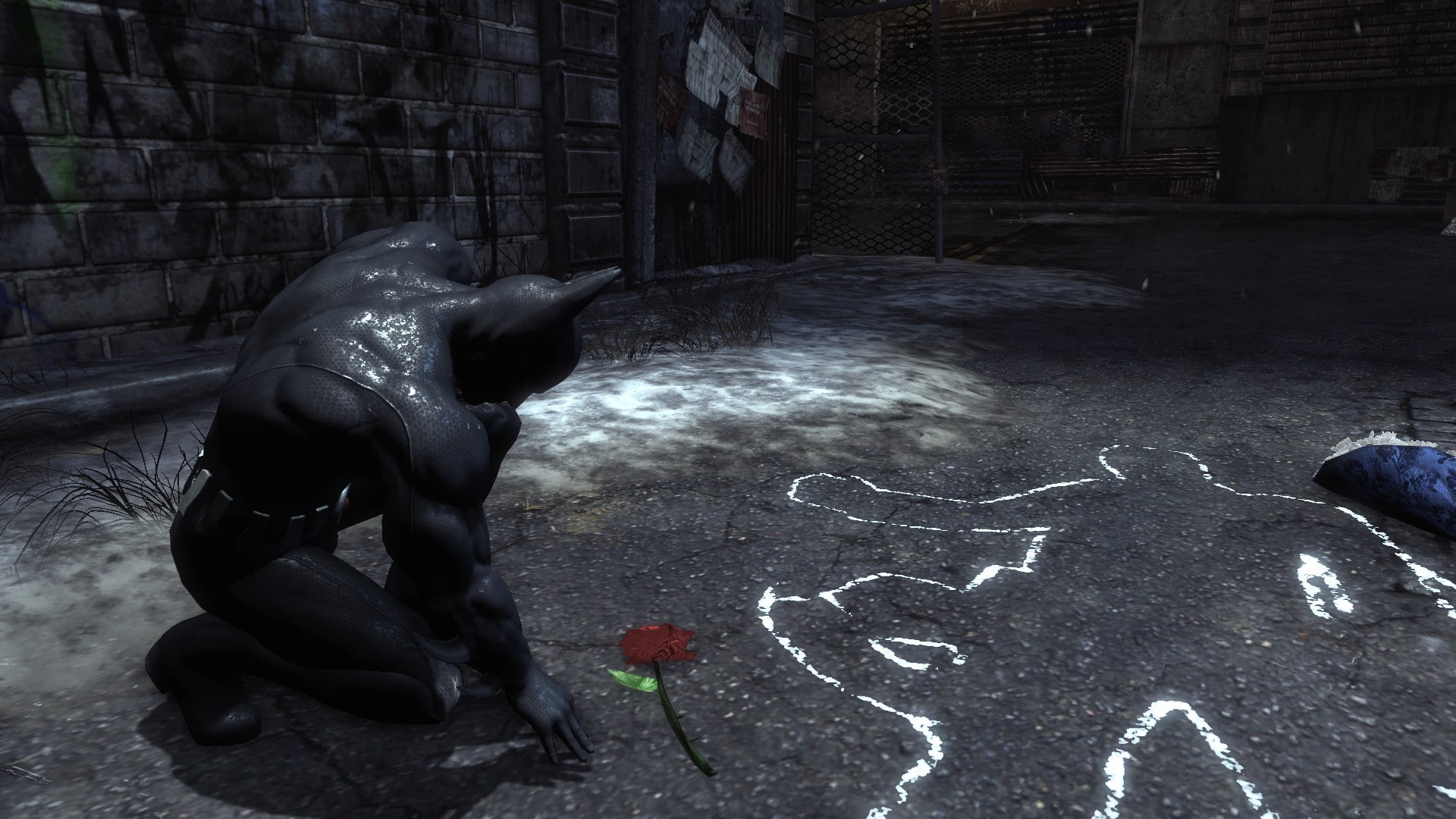 alley, built structure, footpath, Batman, day, one animal, black color, art and craft, street, people, creativity, city, emotion, mammal, Batman: Arkham City, HD Wallpaper