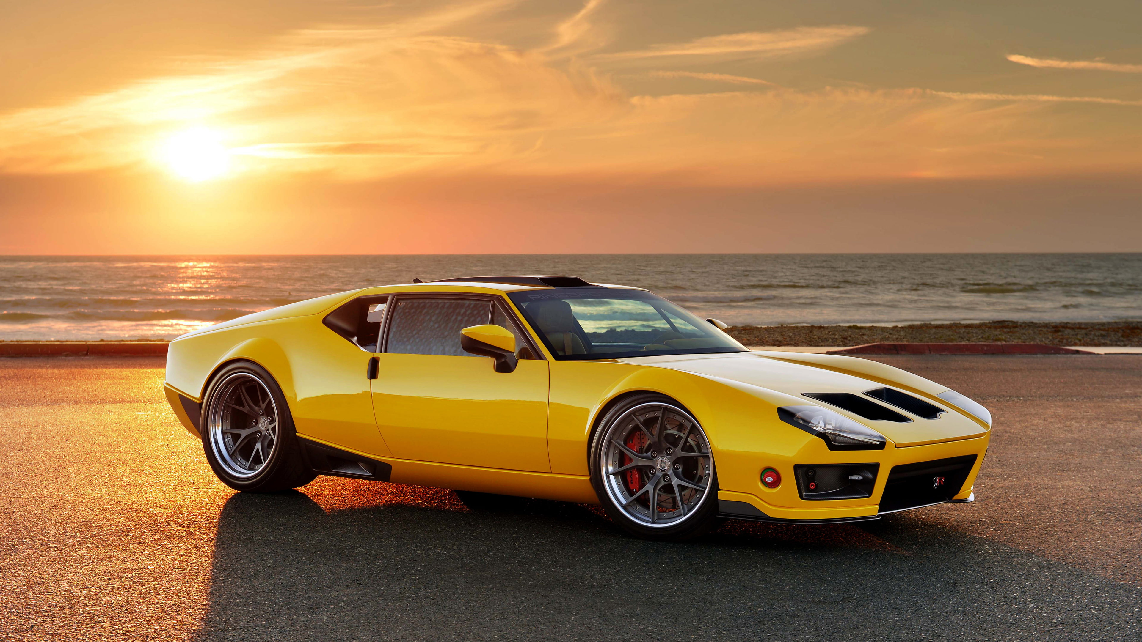 detomaso, 4K, ringbrothers, 1971, pantera, HD Wallpaper