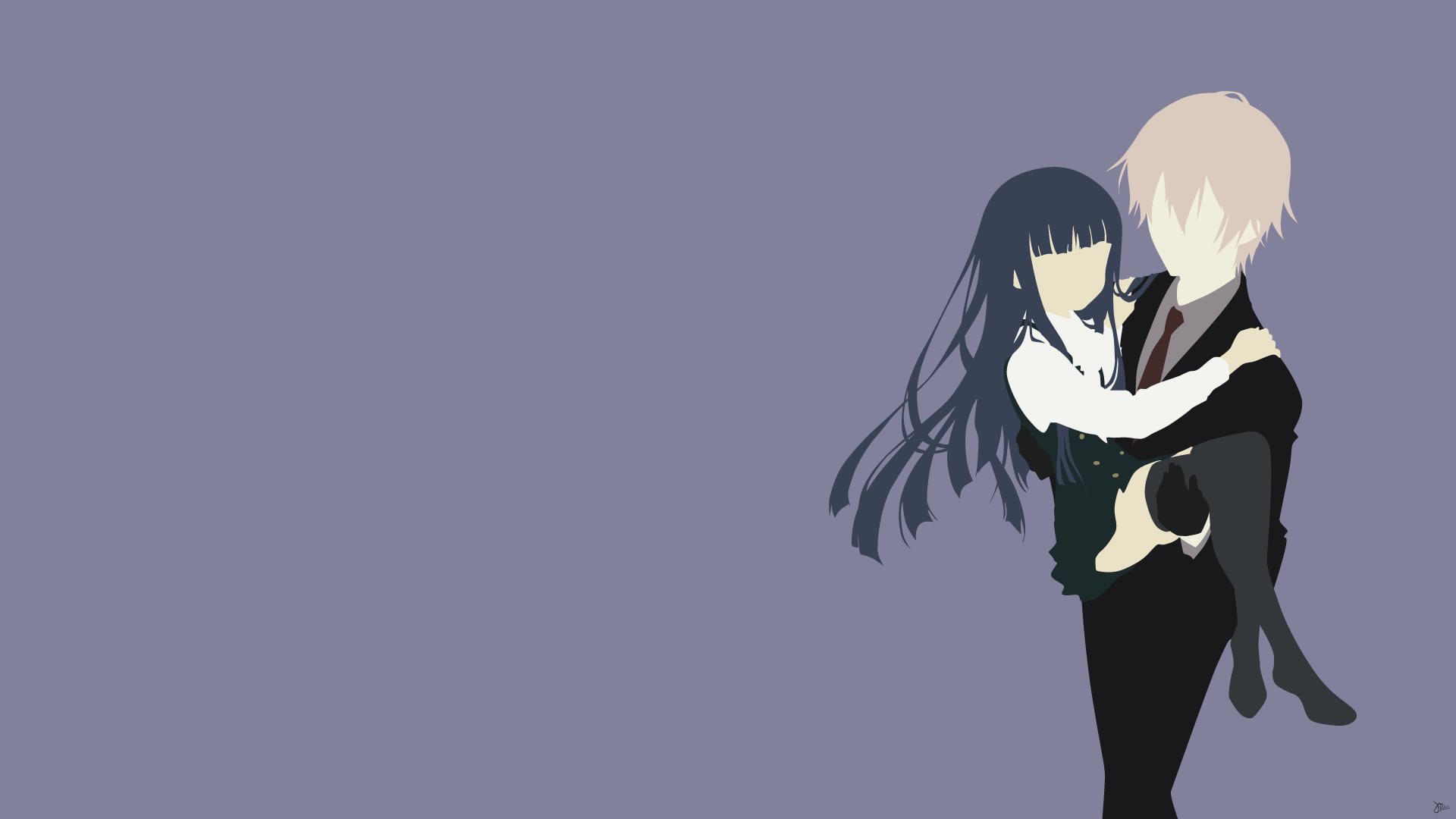 Miketsukami Sōshi, standing, adult, hair, young women, 1080P, young adult, one person, three quarter length, full length, clothing, Inu x Boku SS, nature, HD Wallpaper