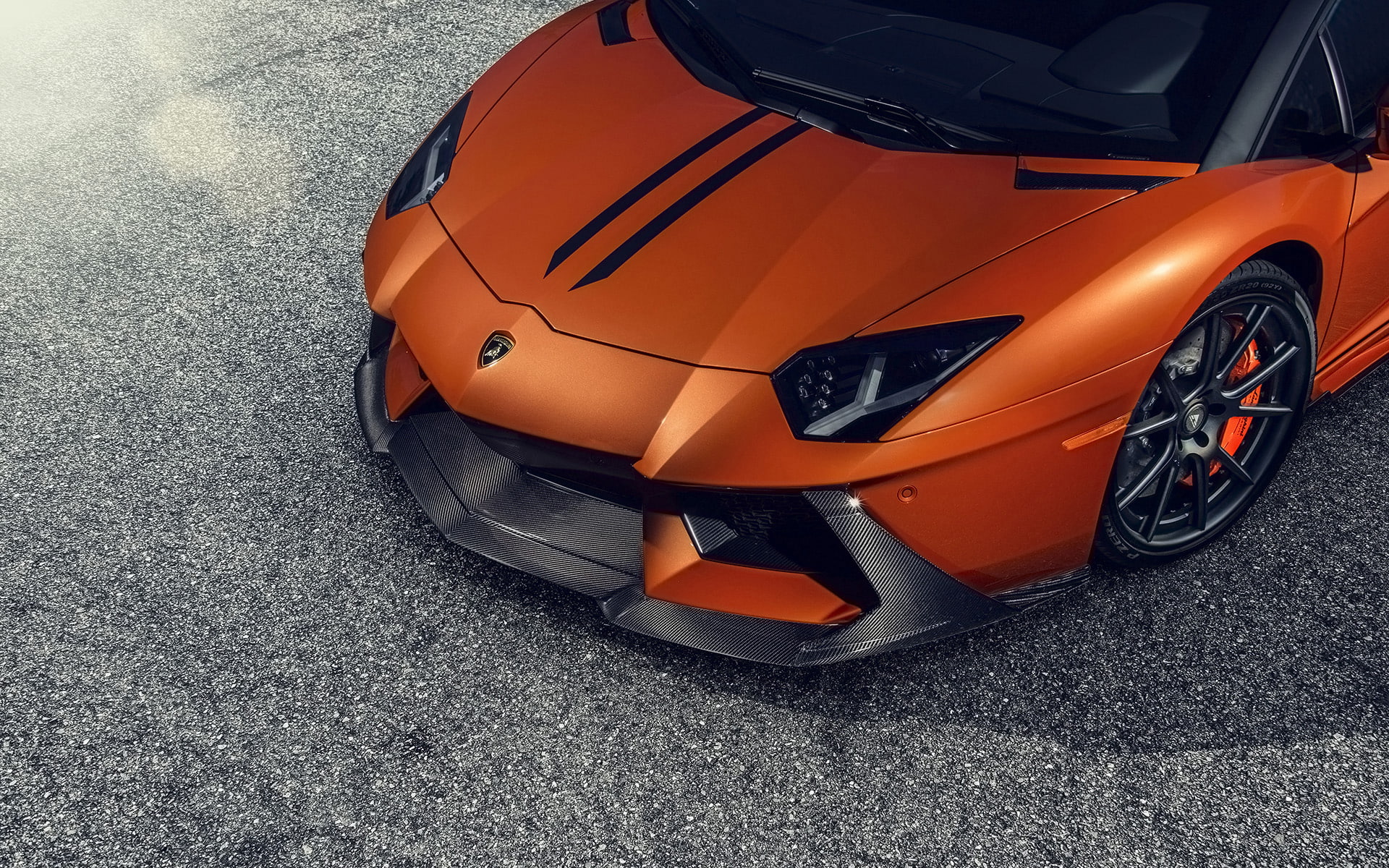 1080P, tuning, Lamborghini, supercar, Aventador-V, Vorsteiner, Zaragoza, HD Wallpaper