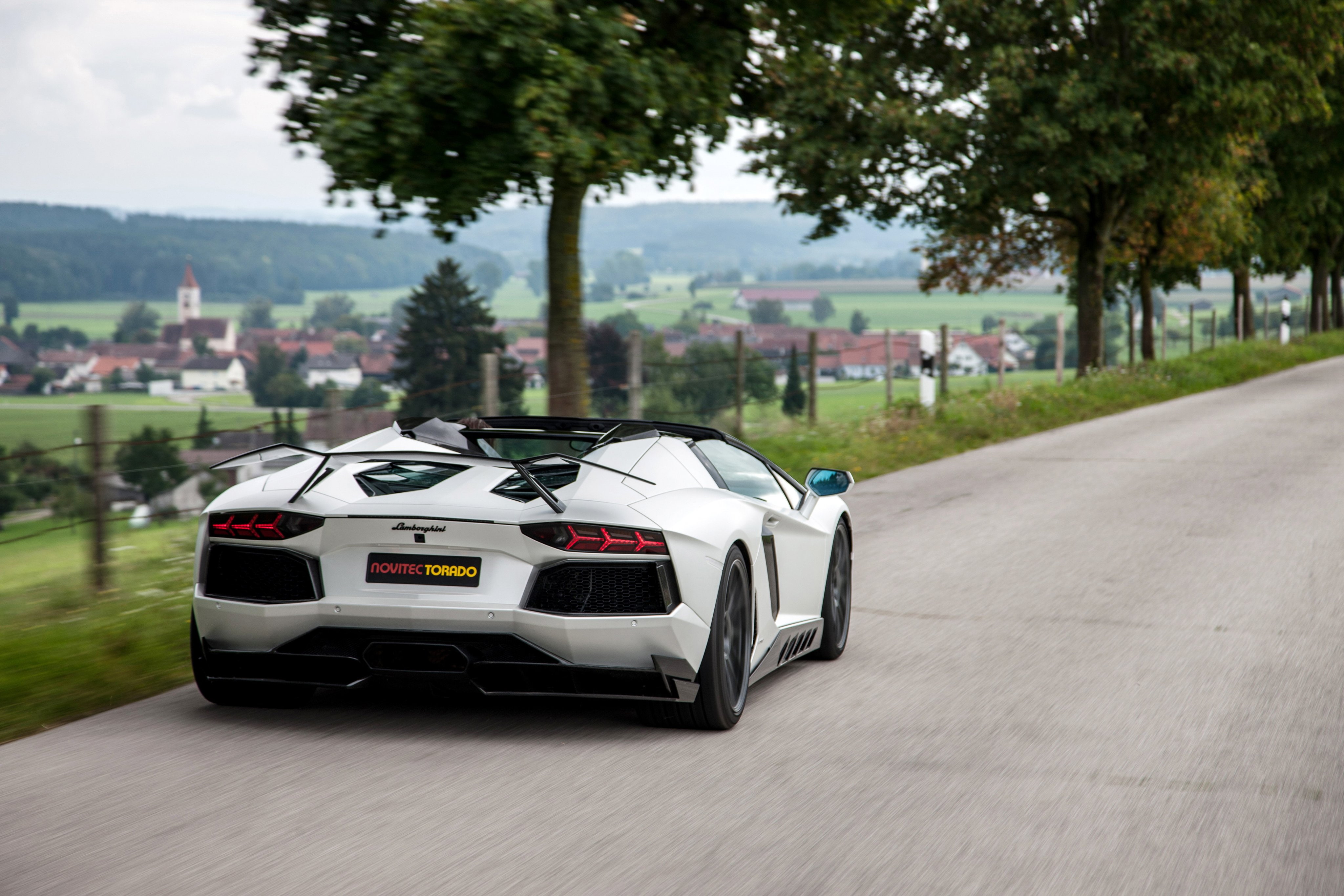 roadster, torado, novitec, lb834, lp700 4, aventador, 2014, 4K, lamborghini, tuning, supercar, HD Wallpaper