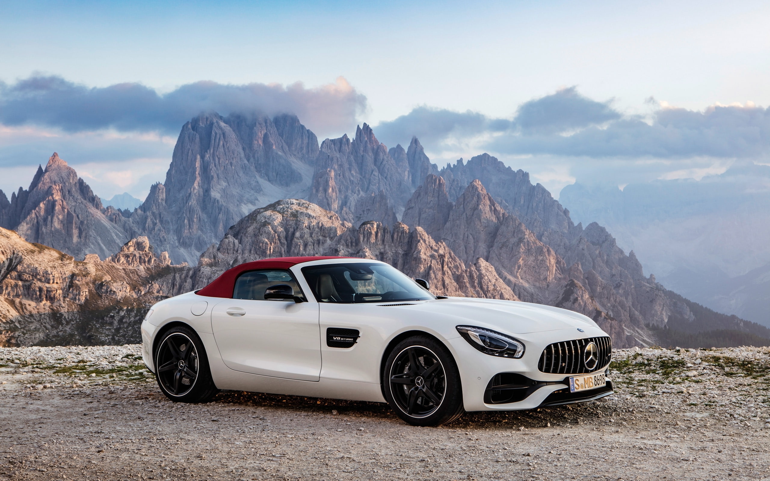 Mercedes-AMG GT Roadster, Mercedes Benz, 2017 Cars, 2K, HD Wallpaper