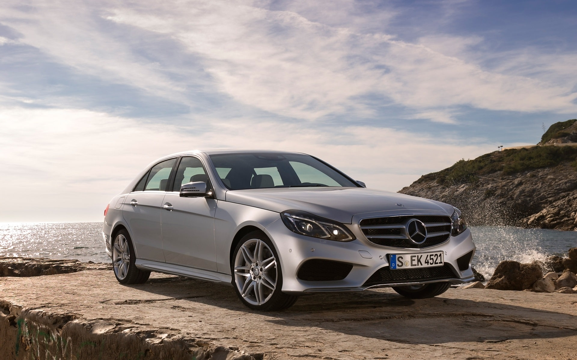 Benz, amg, e, Front, mercedes, Car, 1080P, View, HD Wallpaper