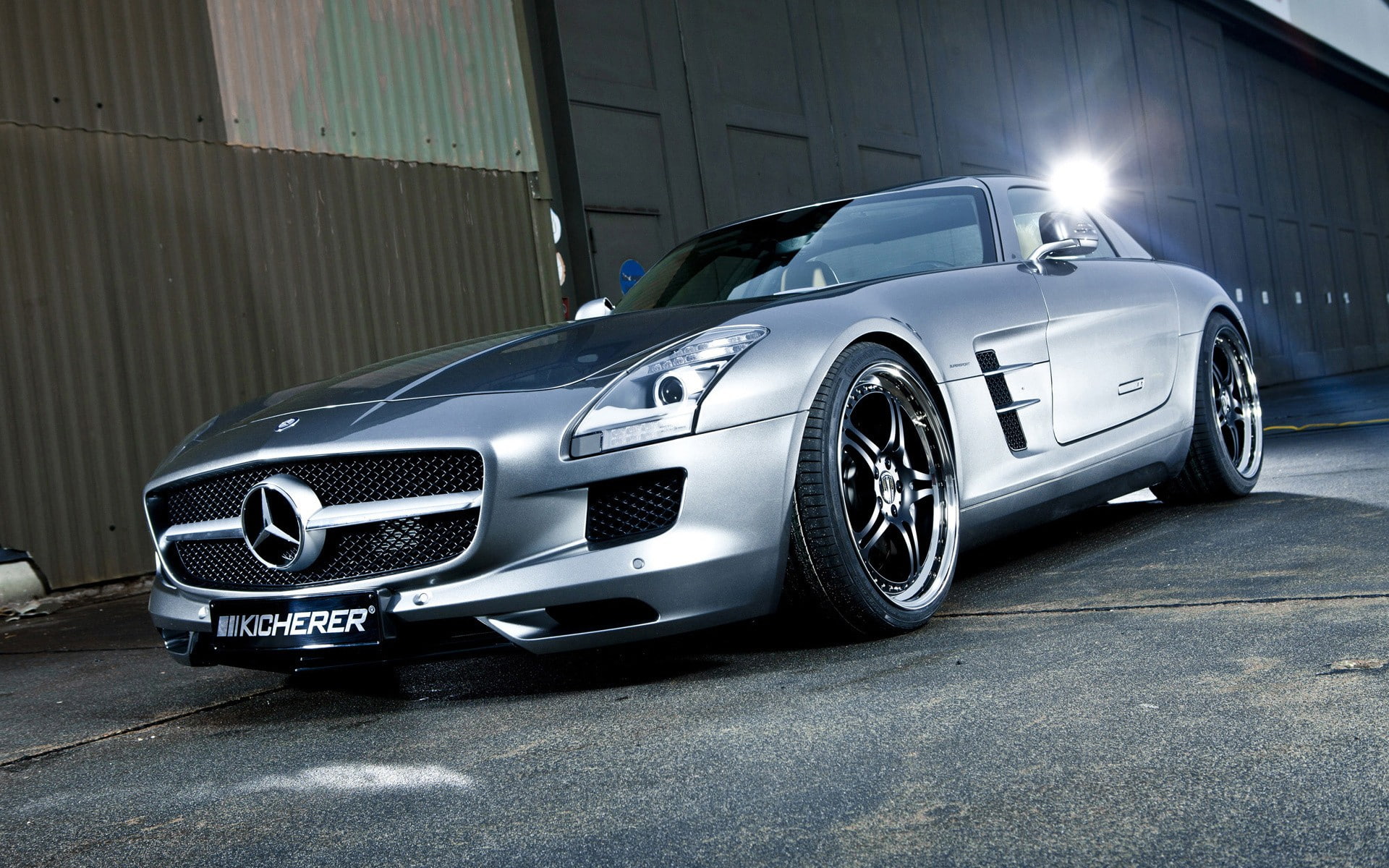 hd, 1080P, amg, sls, gullwing, mercedes, cars, HD Wallpaper