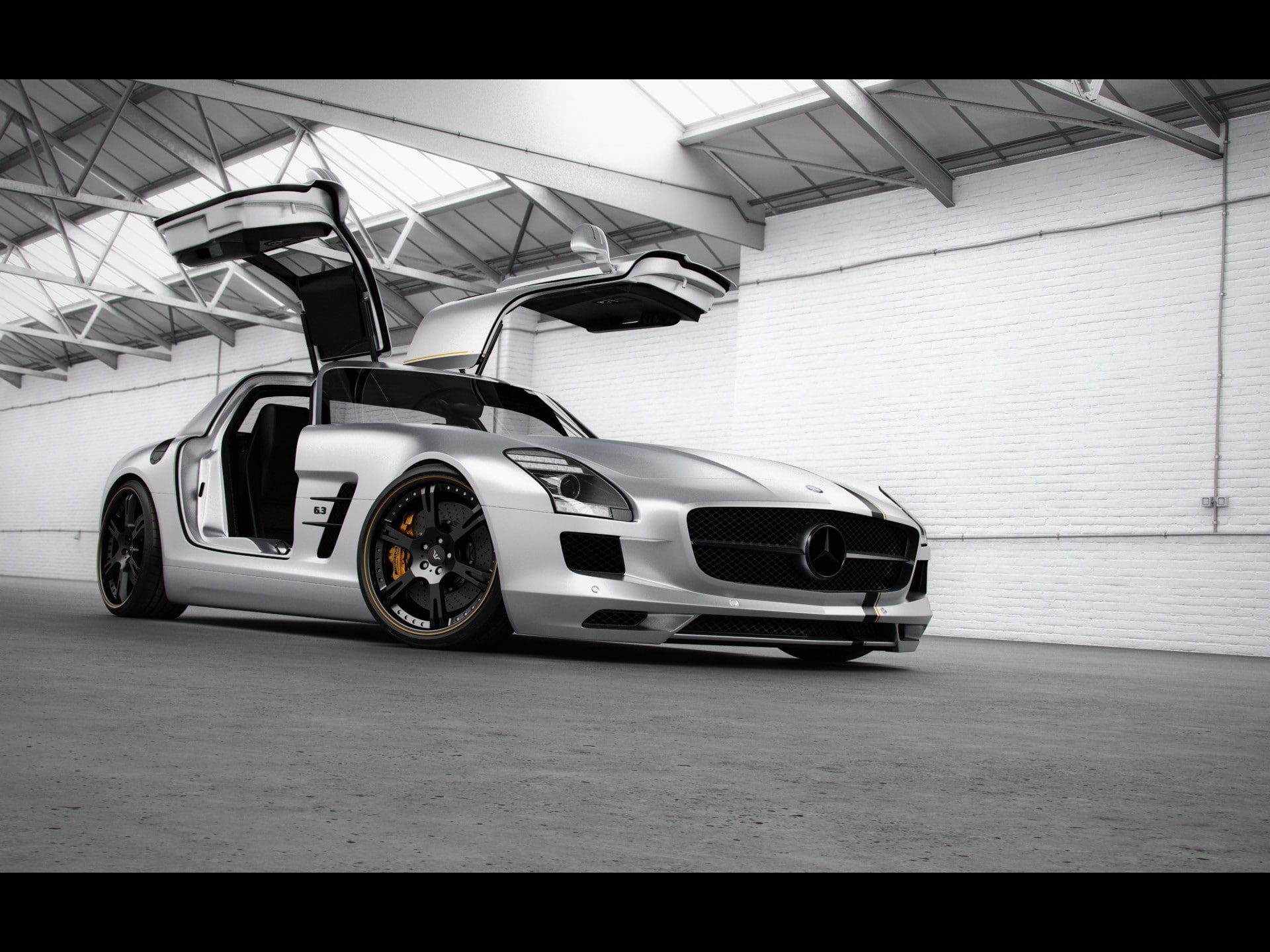 1080P, mercedes, amg, sls, cars, hd, gullwing, HD Wallpaper