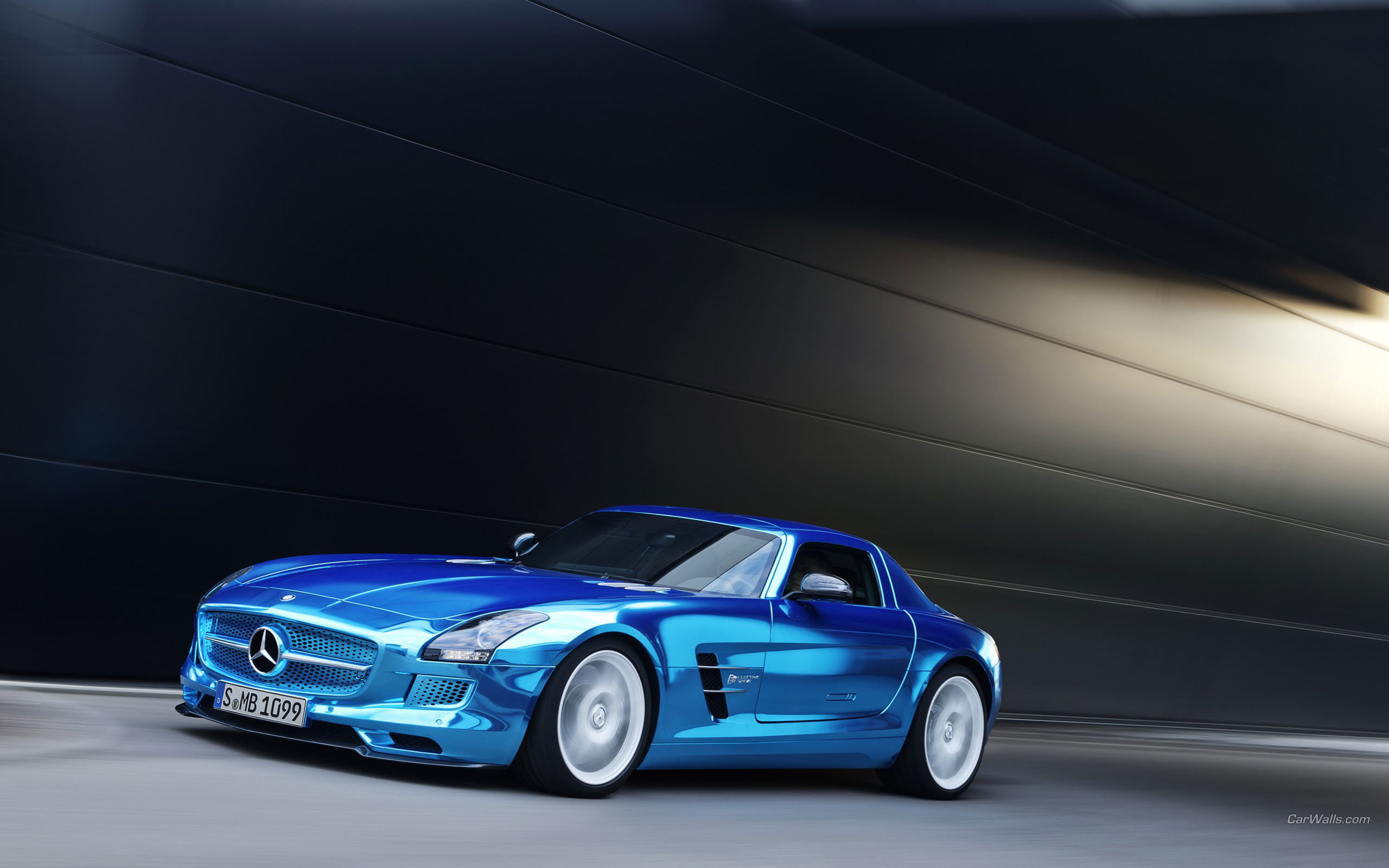 amg, mercedes, hd, motion, sls, blur, cars, 2K, gullwing, HD Wallpaper