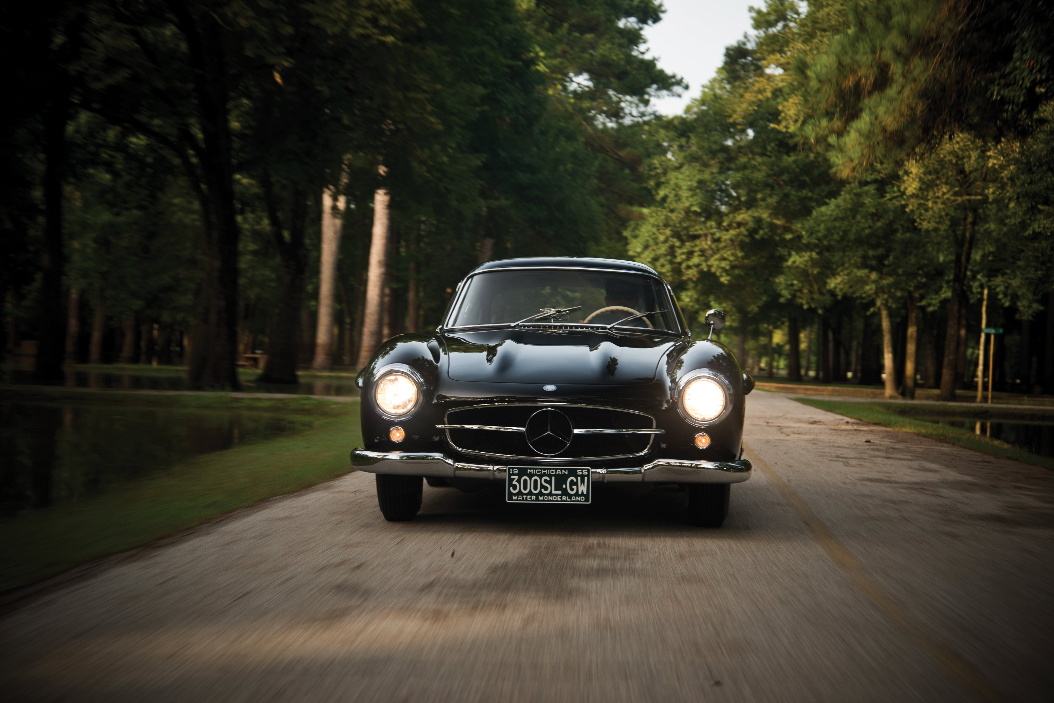 mercedes, 300, 4K, benz, black, cars, (w198), classic, 1958, HD Wallpaper