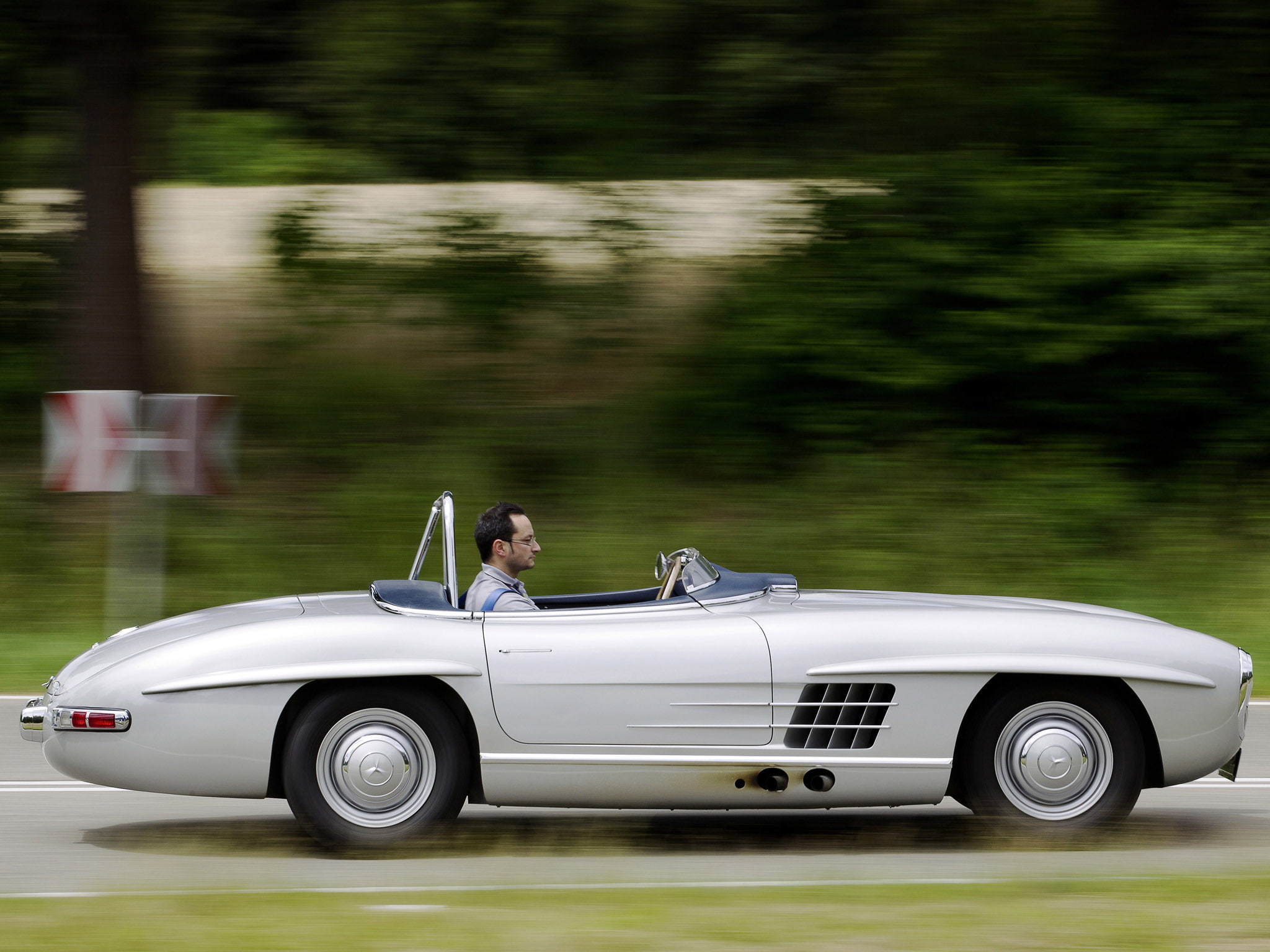 mercedes, sls, 300, supercars, retro, w198, 1957, supercar, 1080P, HD Wallpaper