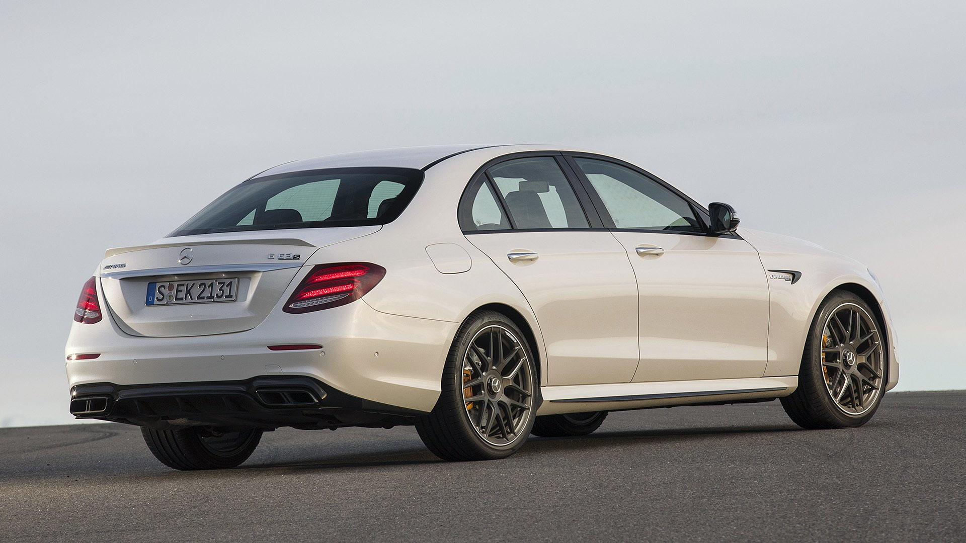 mercedes, 2017, cars, amg, e63s, sedan, 1080P, white, HD Wallpaper