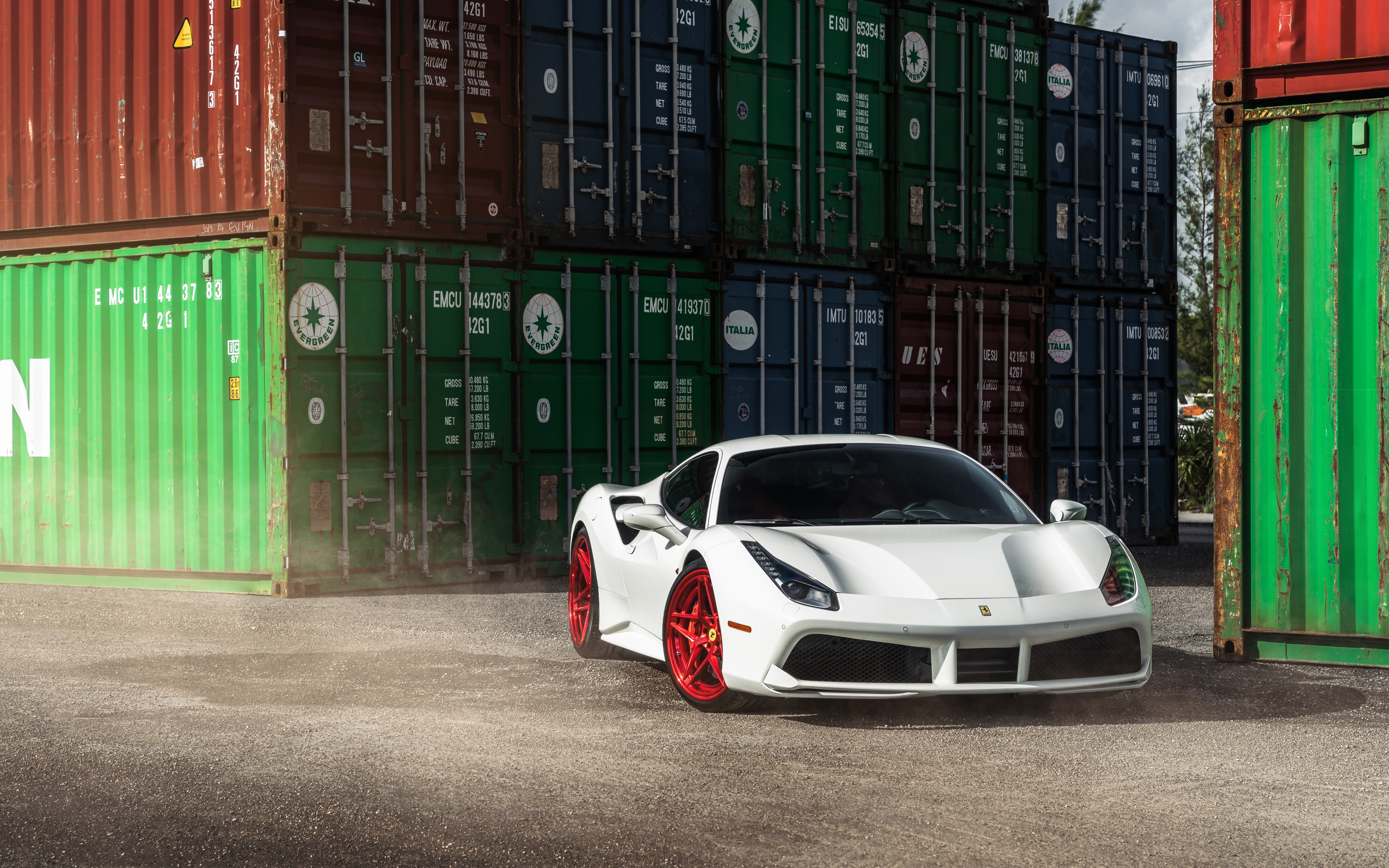 k, GTB, Forged, 488, Ferrari, Wheels, 4K, HD Wallpaper